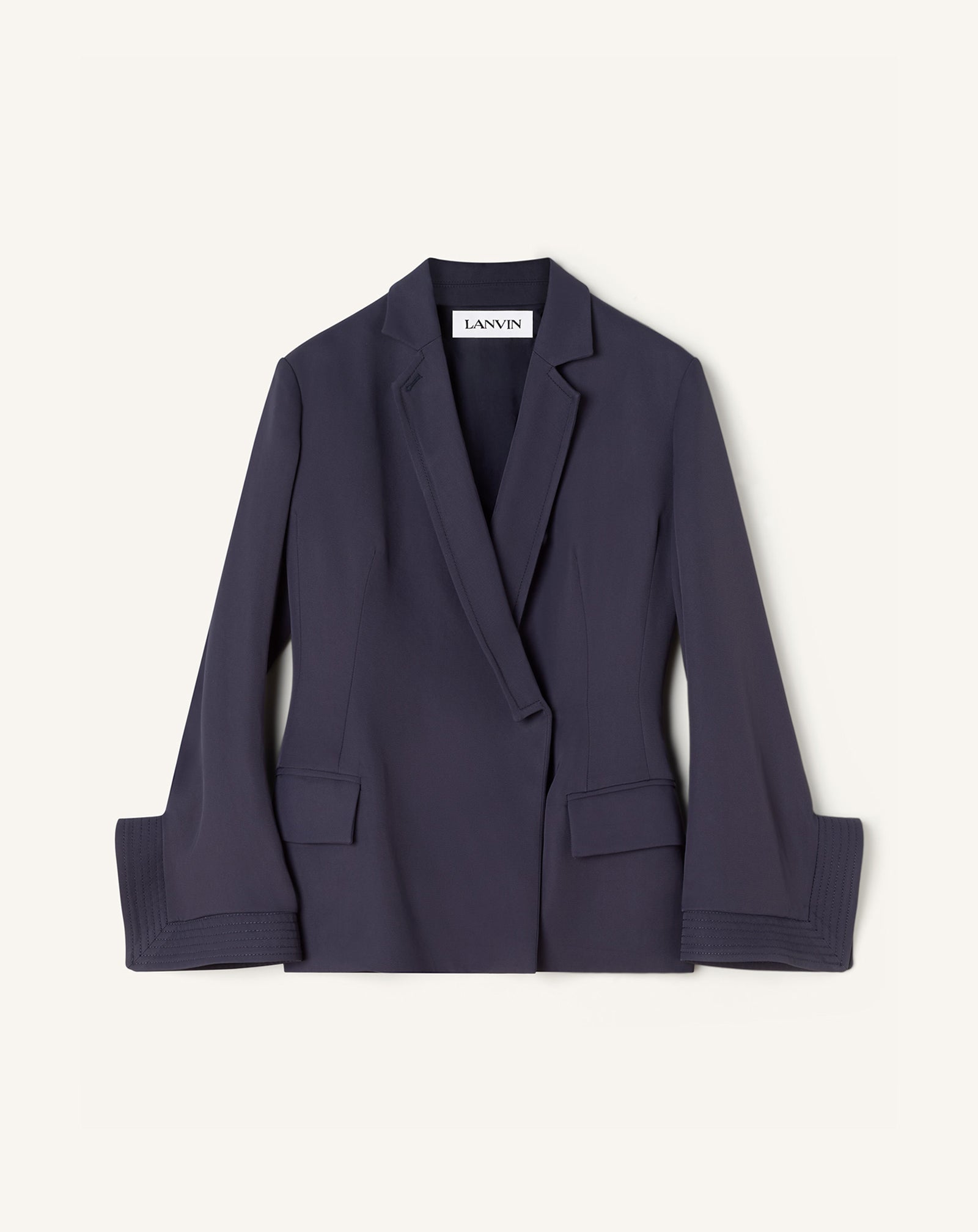 VESTE CROISÉE EN TWILL