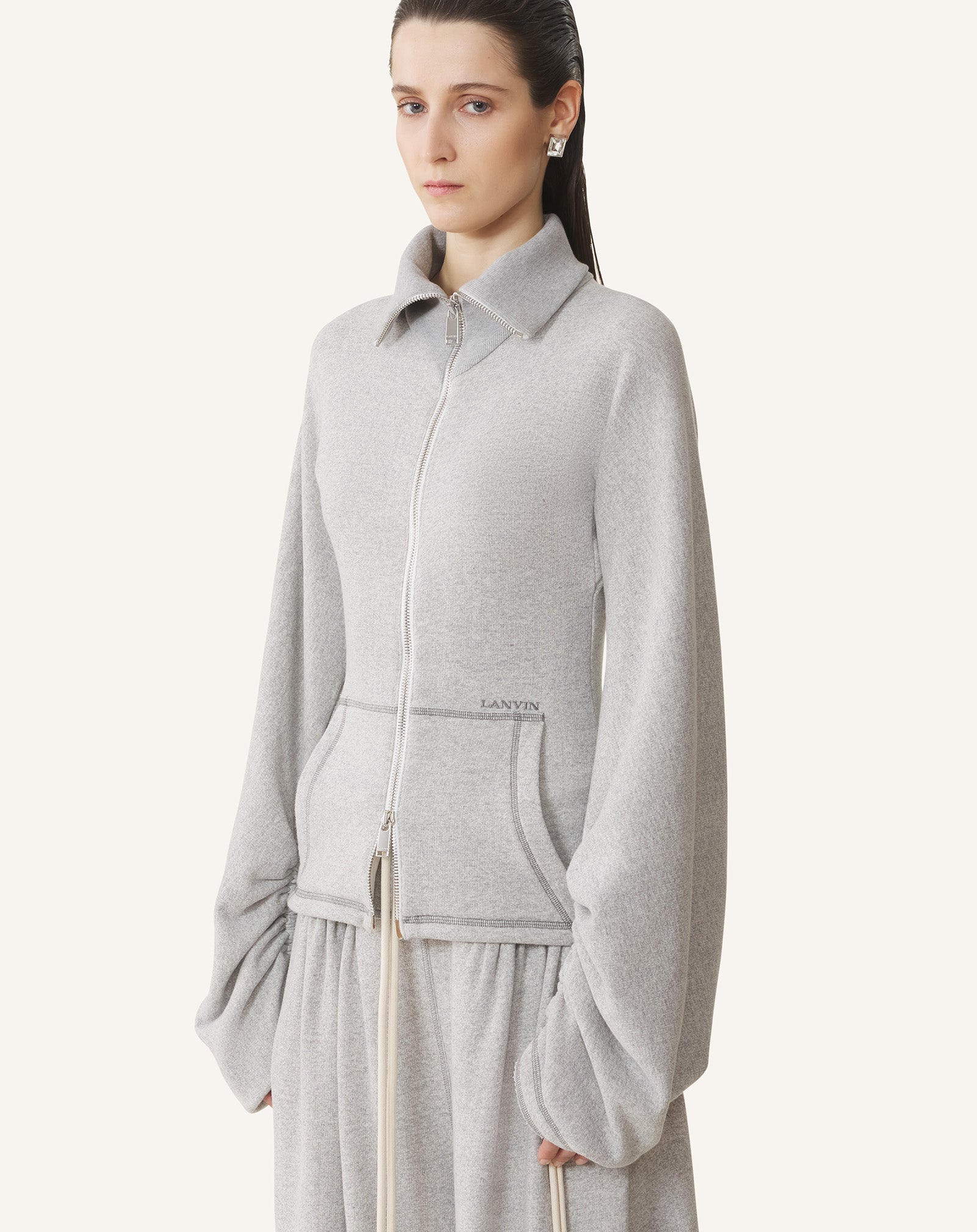 VESTE ZIPPÉE CINTRÉE