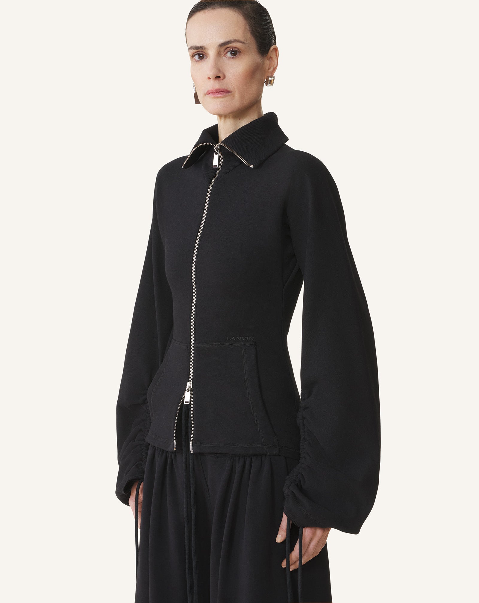 VESTE ZIPPÉE CINTRÉE