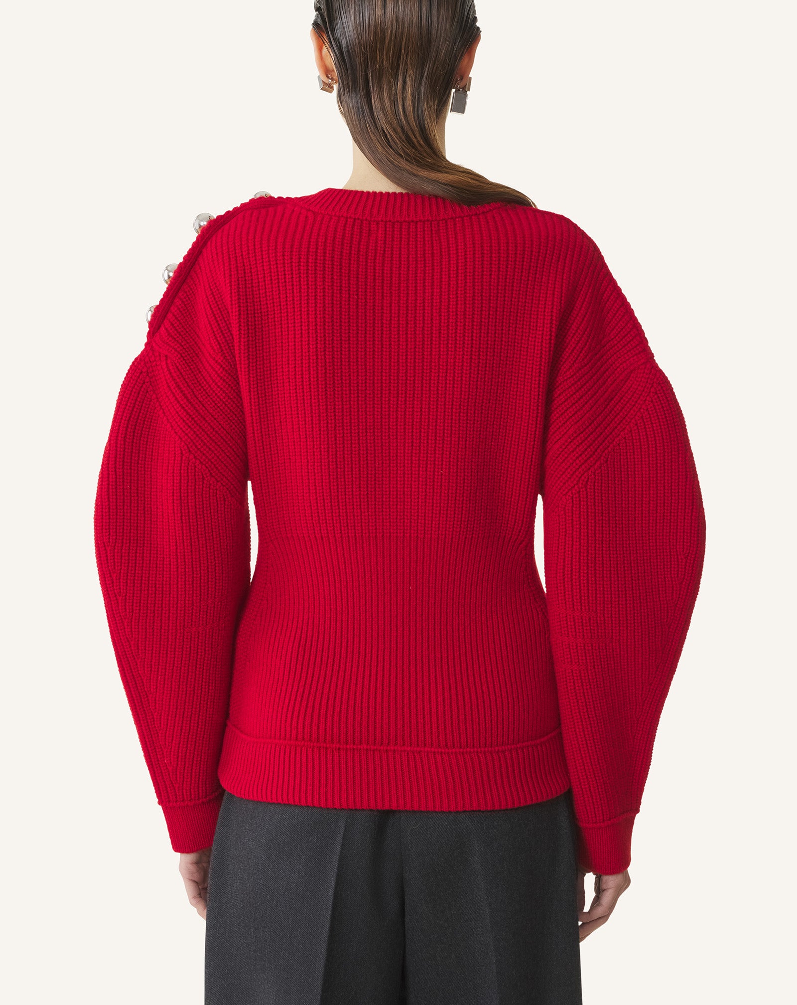 PULL CÔTELÉ EN LAINE