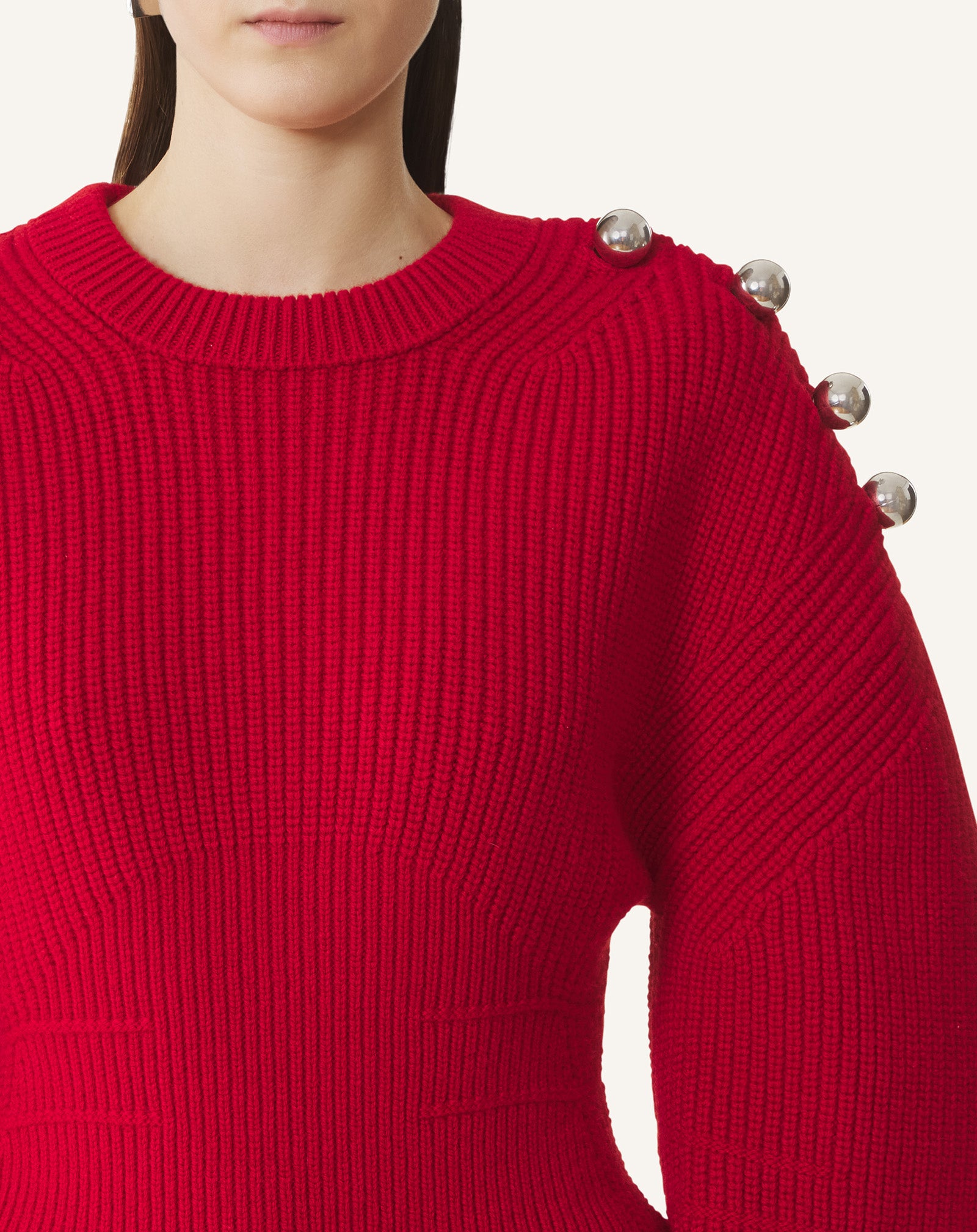 PULL CÔTELÉ EN LAINE