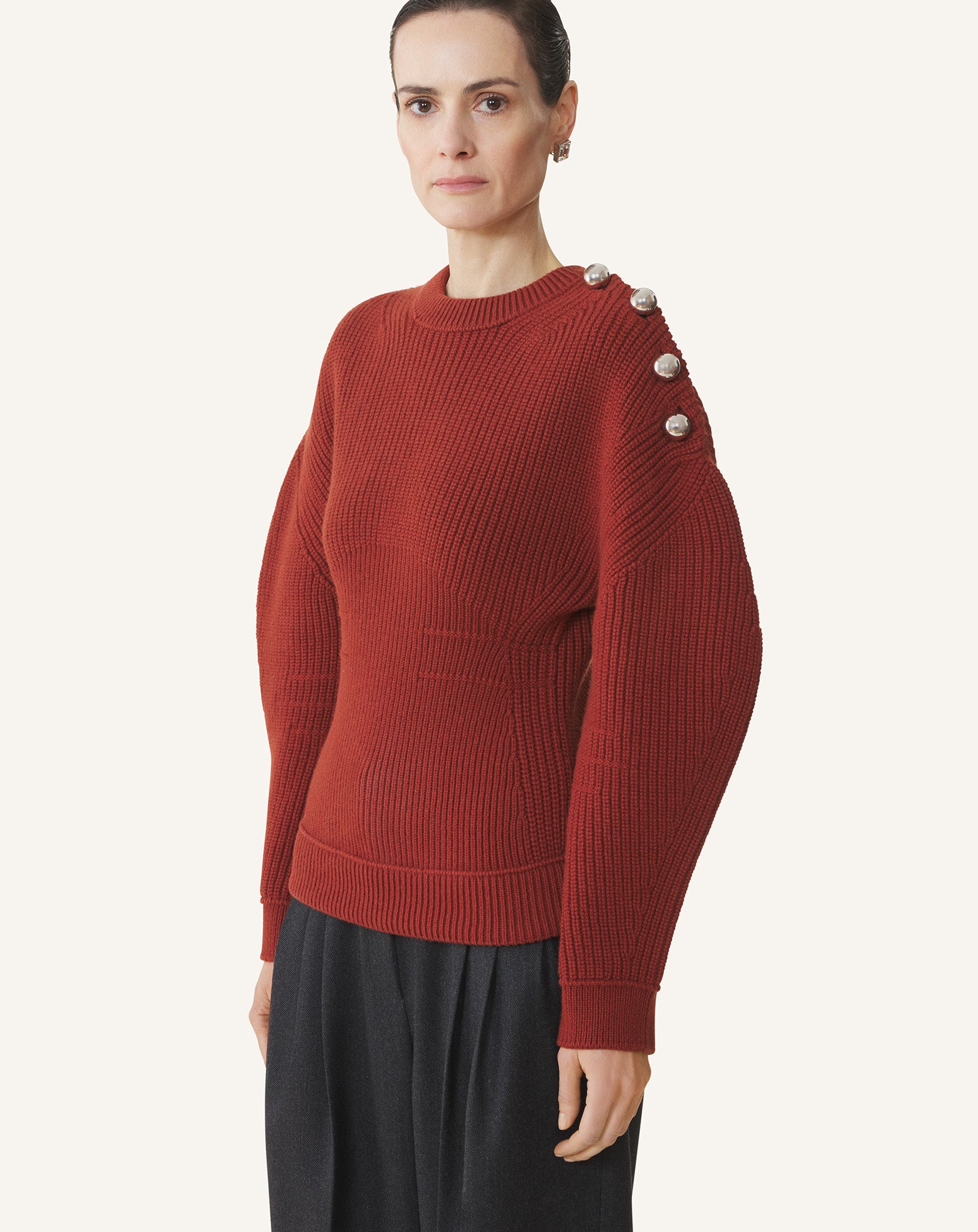 PULL CÔTELÉ EN LAINE