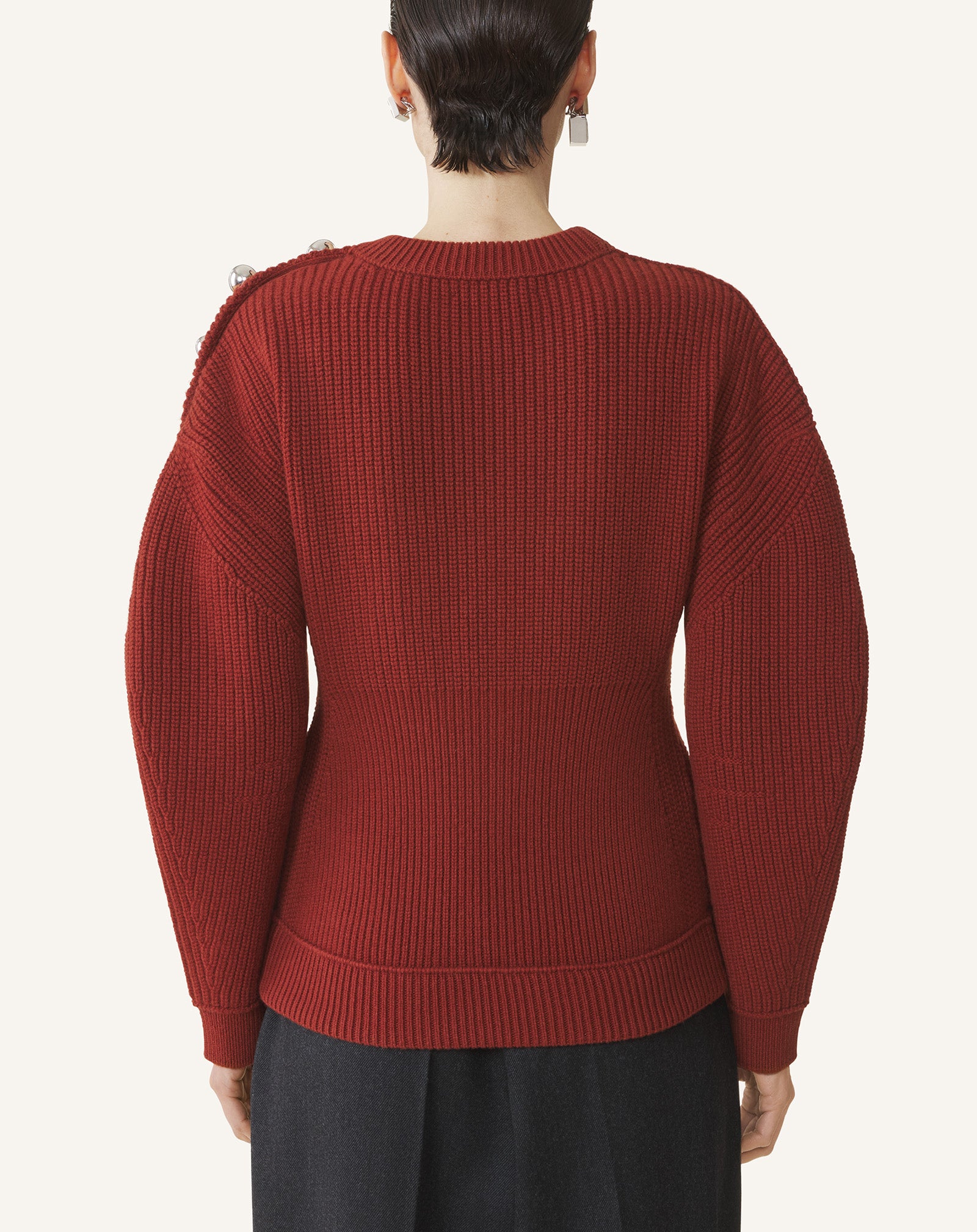 PULL CÔTELÉ EN LAINE