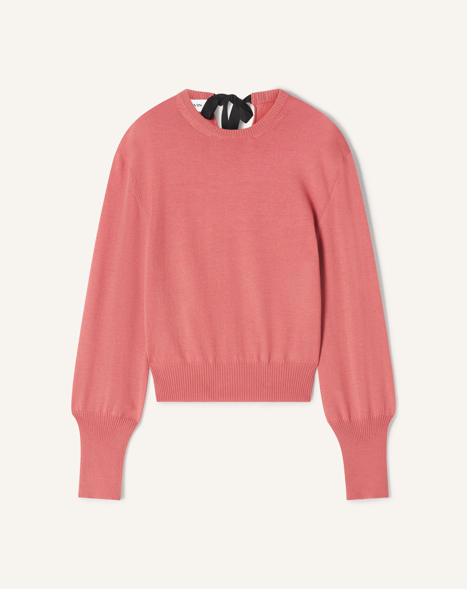 PULL T-SHIRT DÉTAIL GROS GRAIN EN LAINE