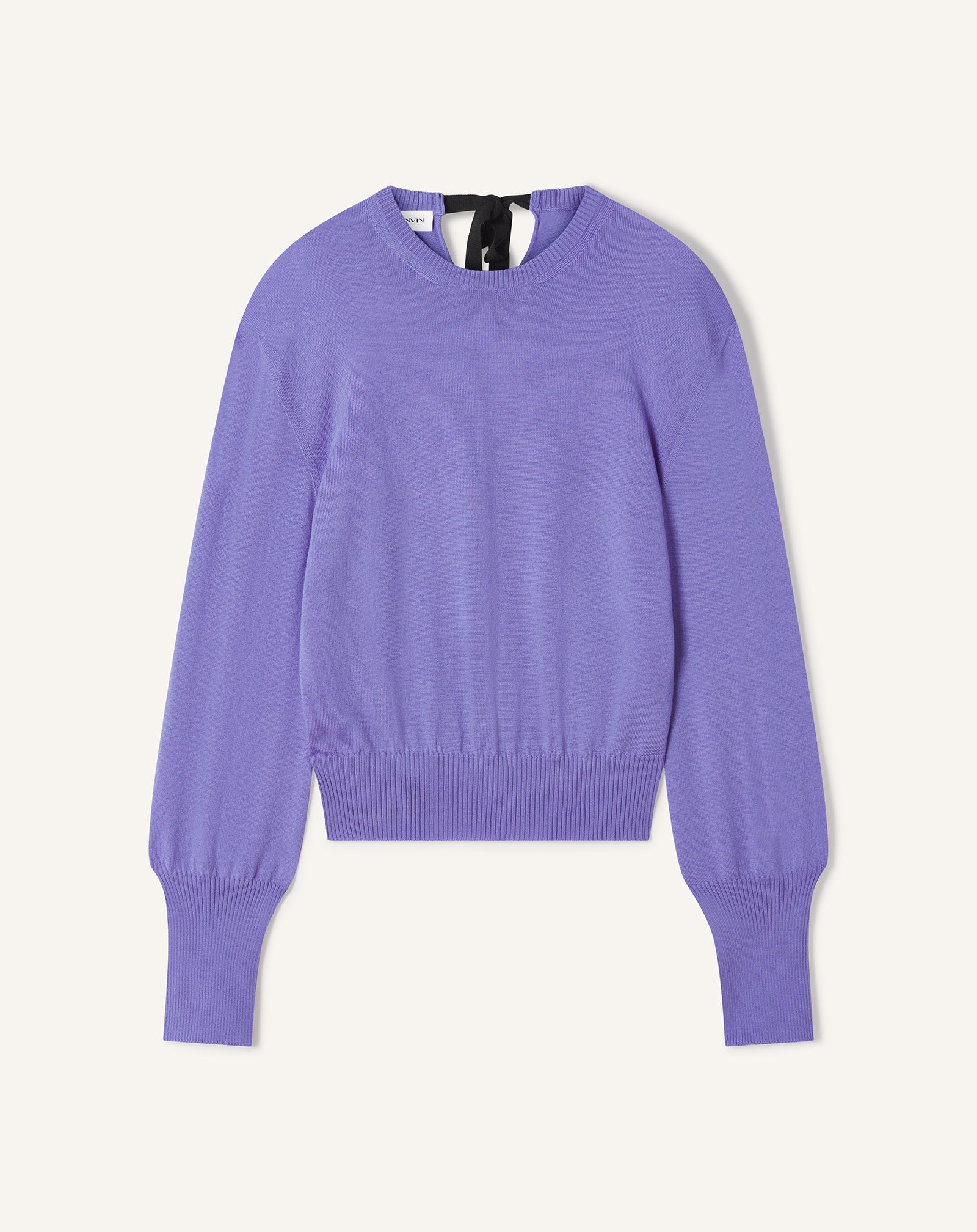 PULL DÉTAIL GROS GRAIN EN MÉRINOS