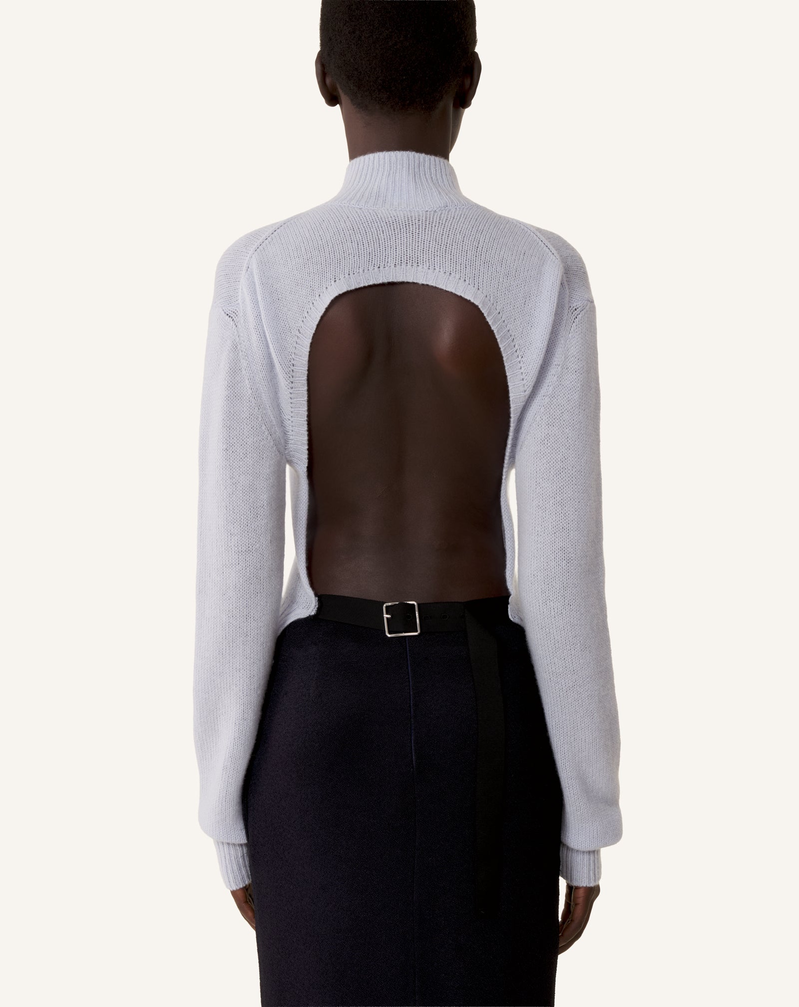 PULL DOS NU EN CACHEMIRE