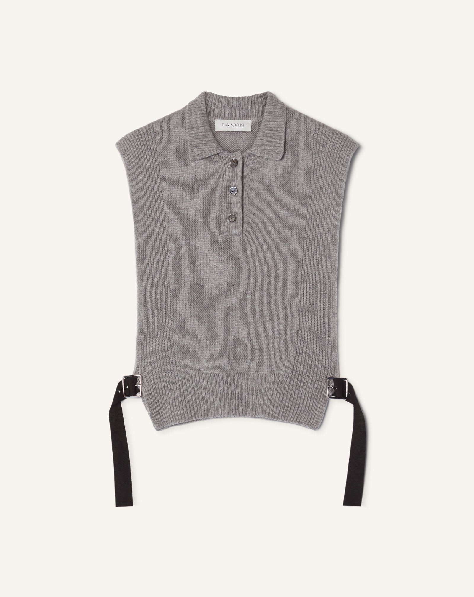 PULL SANS MANCHES EN CACHEMIRE