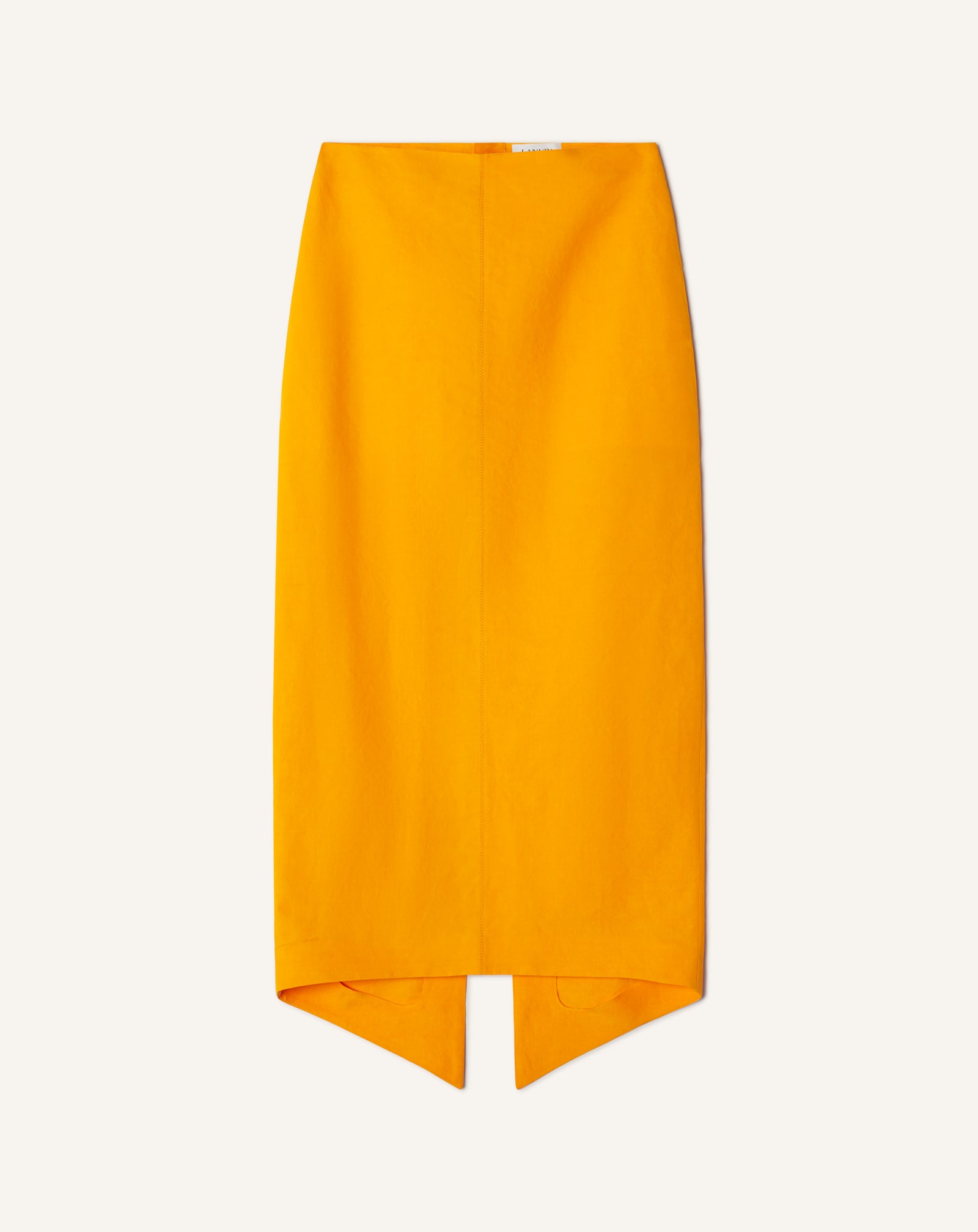 JUPE MIDI ASYMÉTRIQUE EN PAPIER