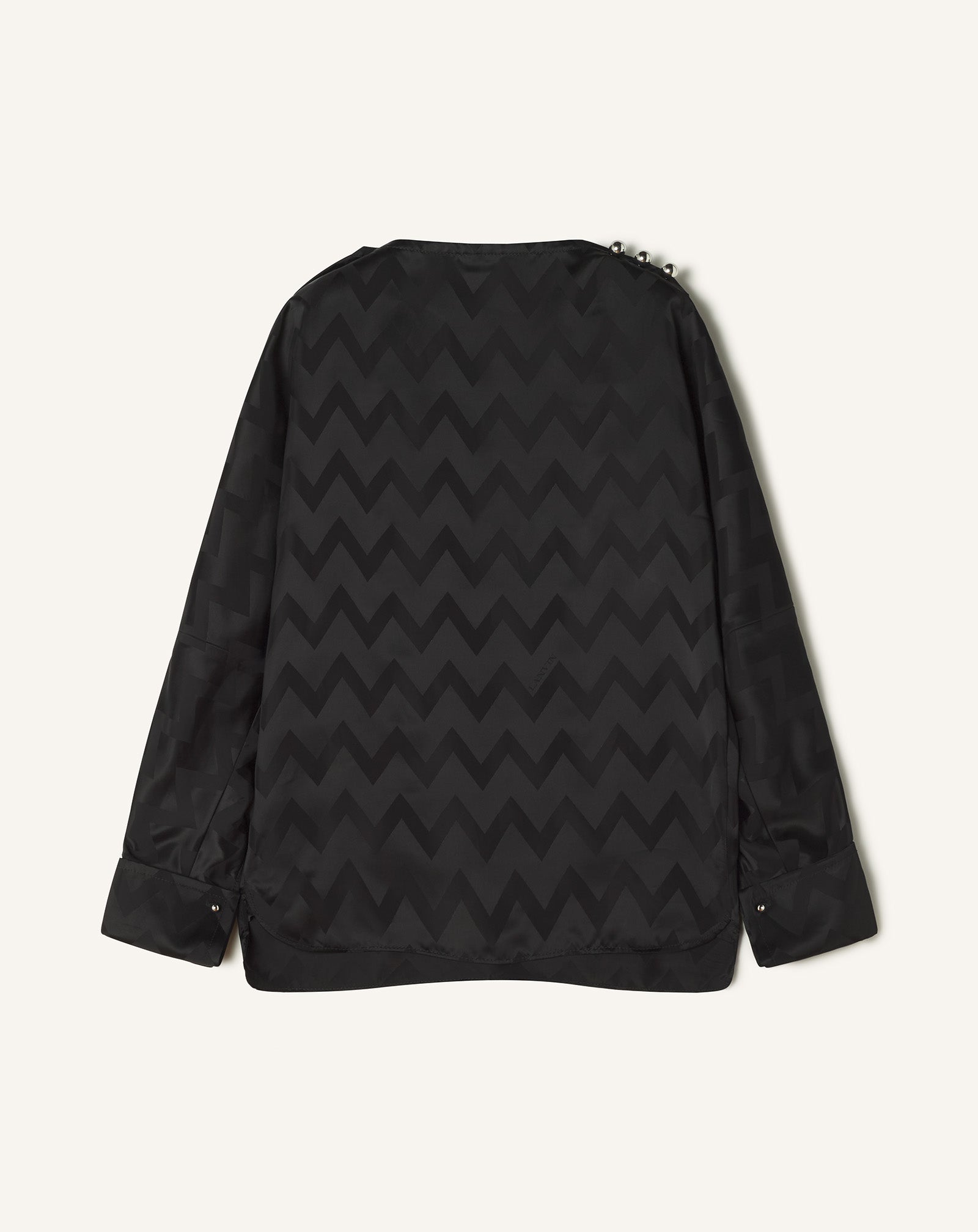 HAUT FLUIDE EN VISCOSE JACQUARD