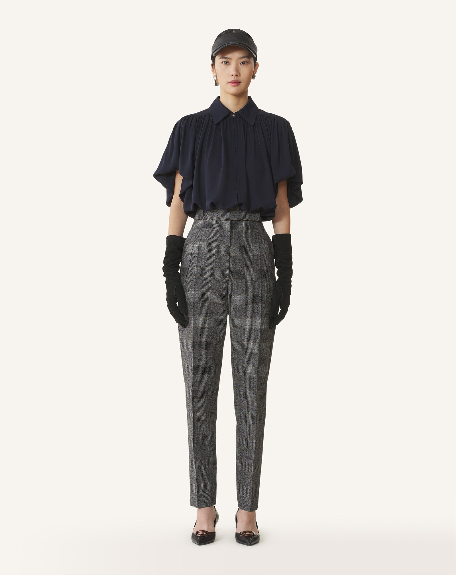 HAUT EN GEORGETTE DE SOIE