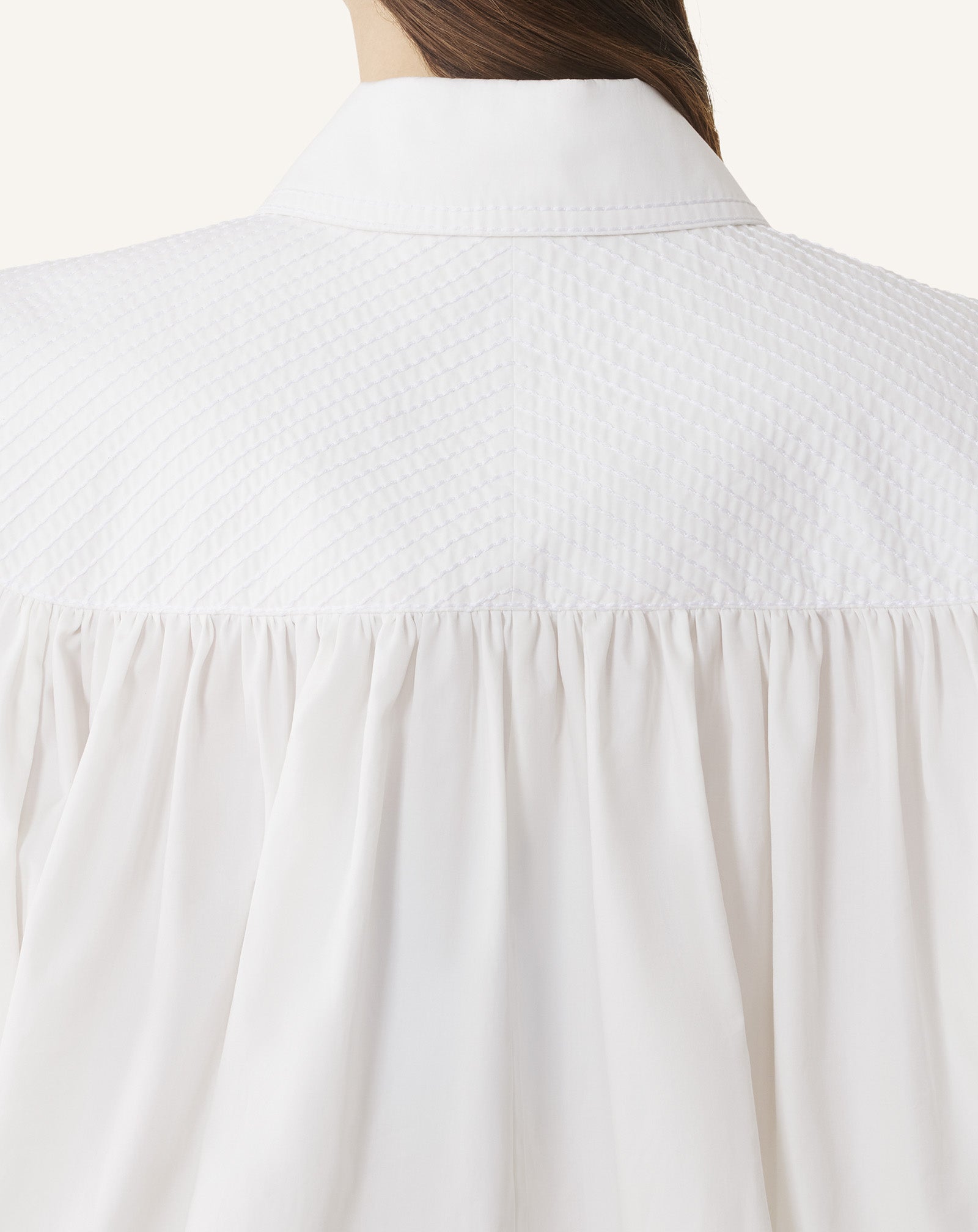 HAUT EN POPELINE DE COTON