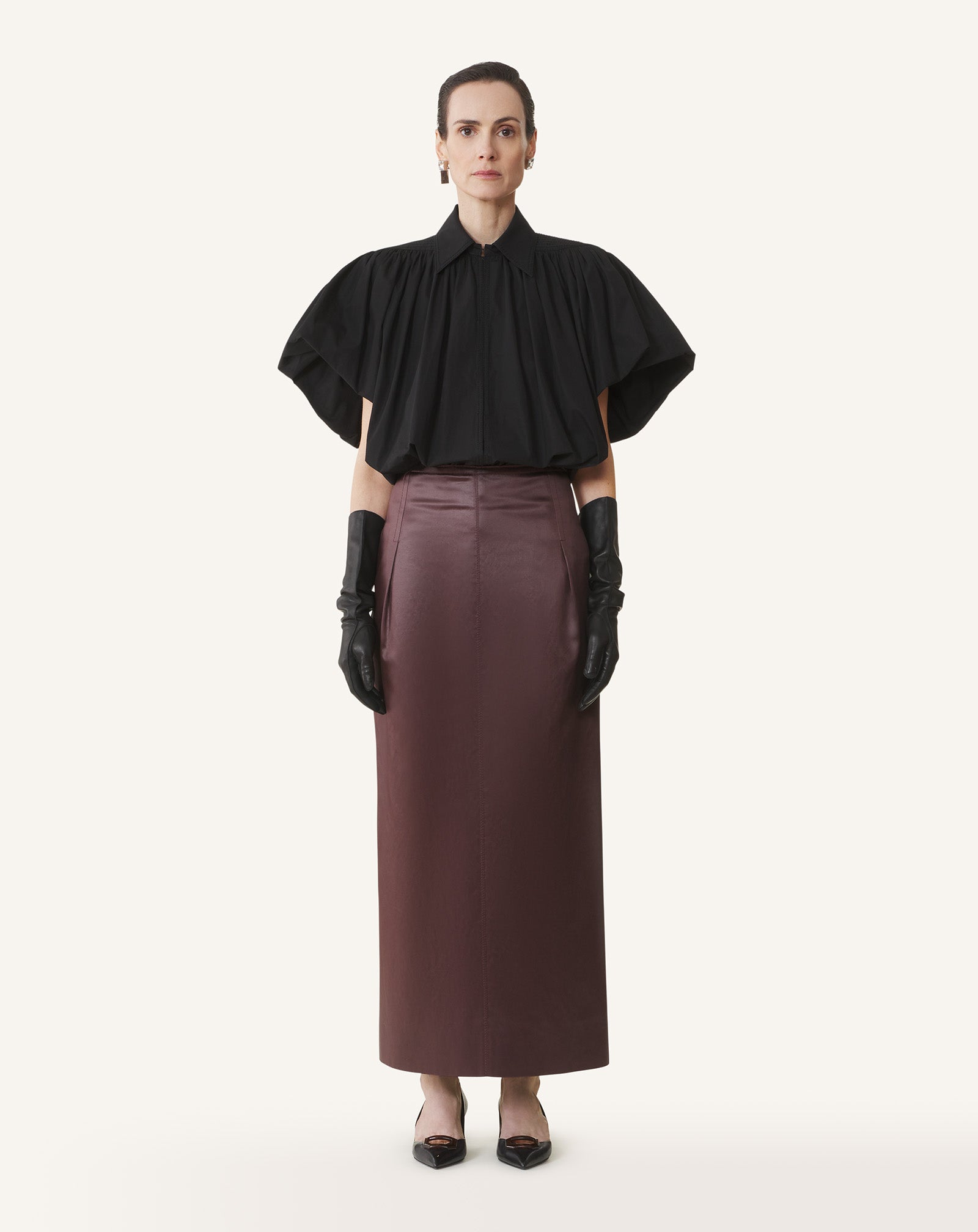 HAUT EN POPELINE DE COTON