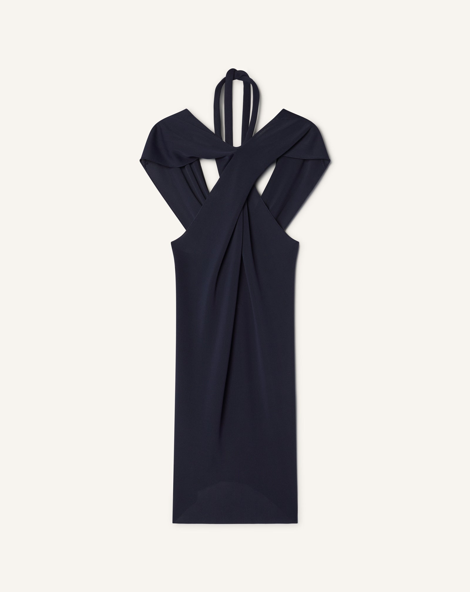 HAUT COL NOUÉ EN VISCOSE