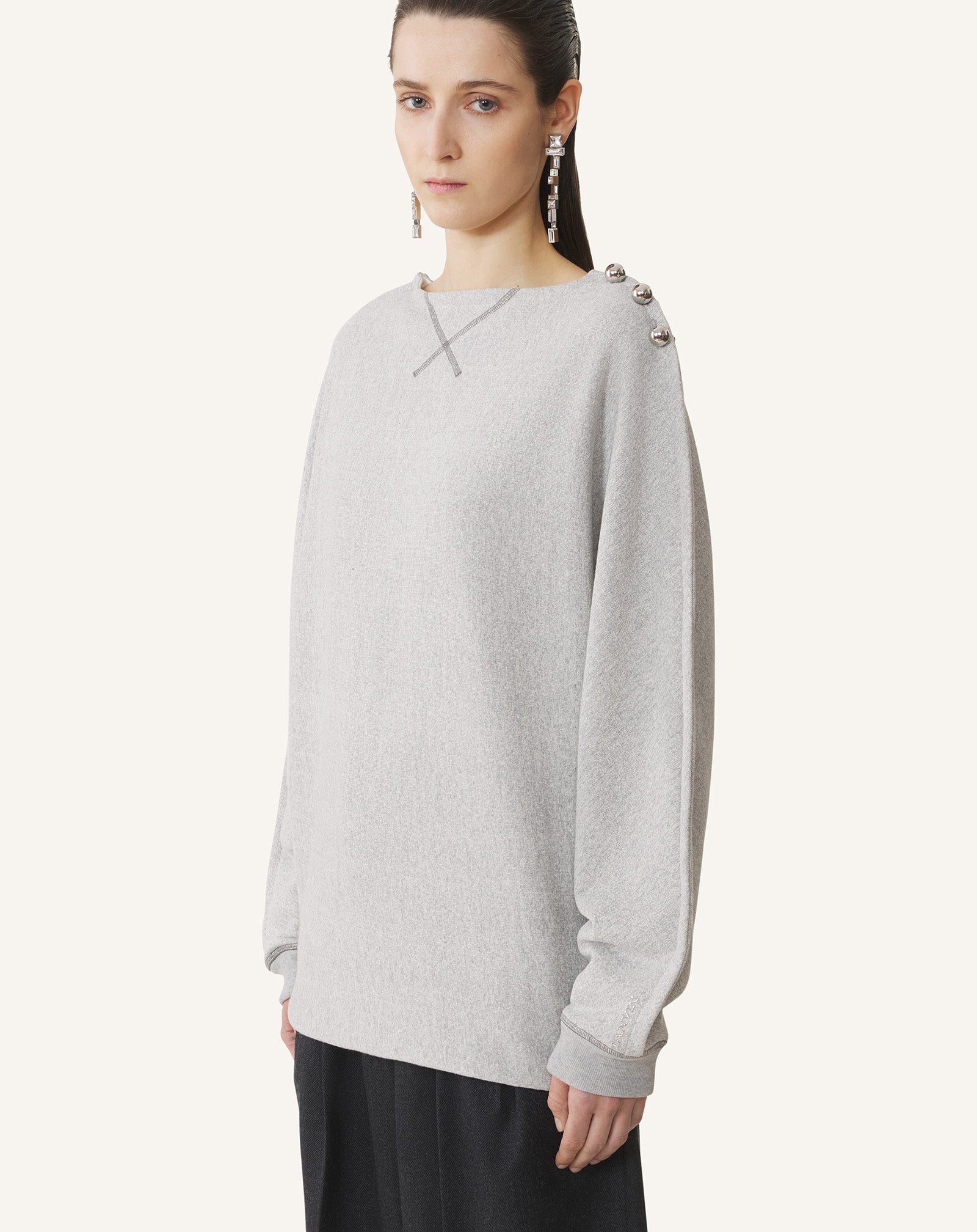 SWEATSHIRT COL BATEAU