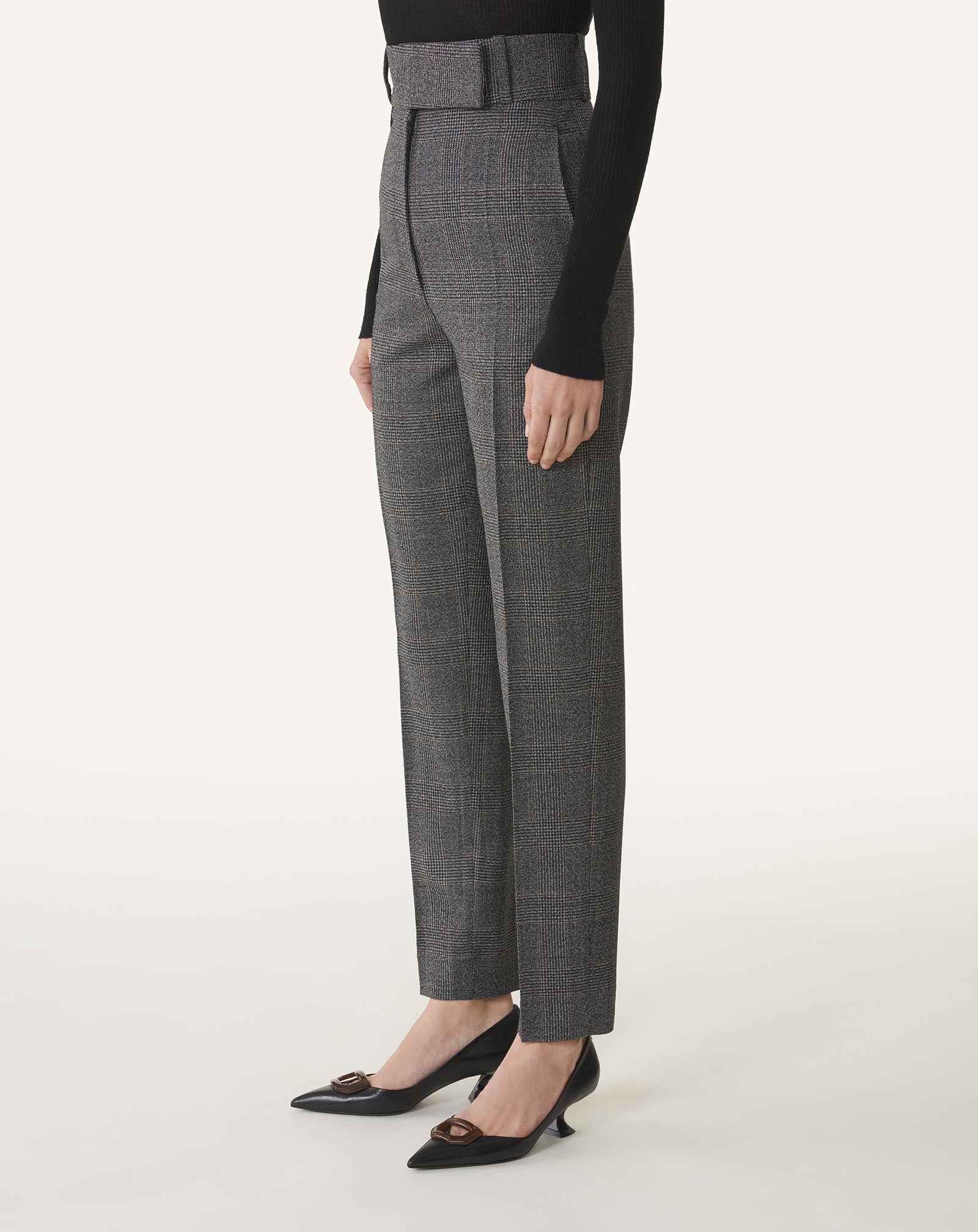 PANTALON CIGARETTE TAILLE HAUTE