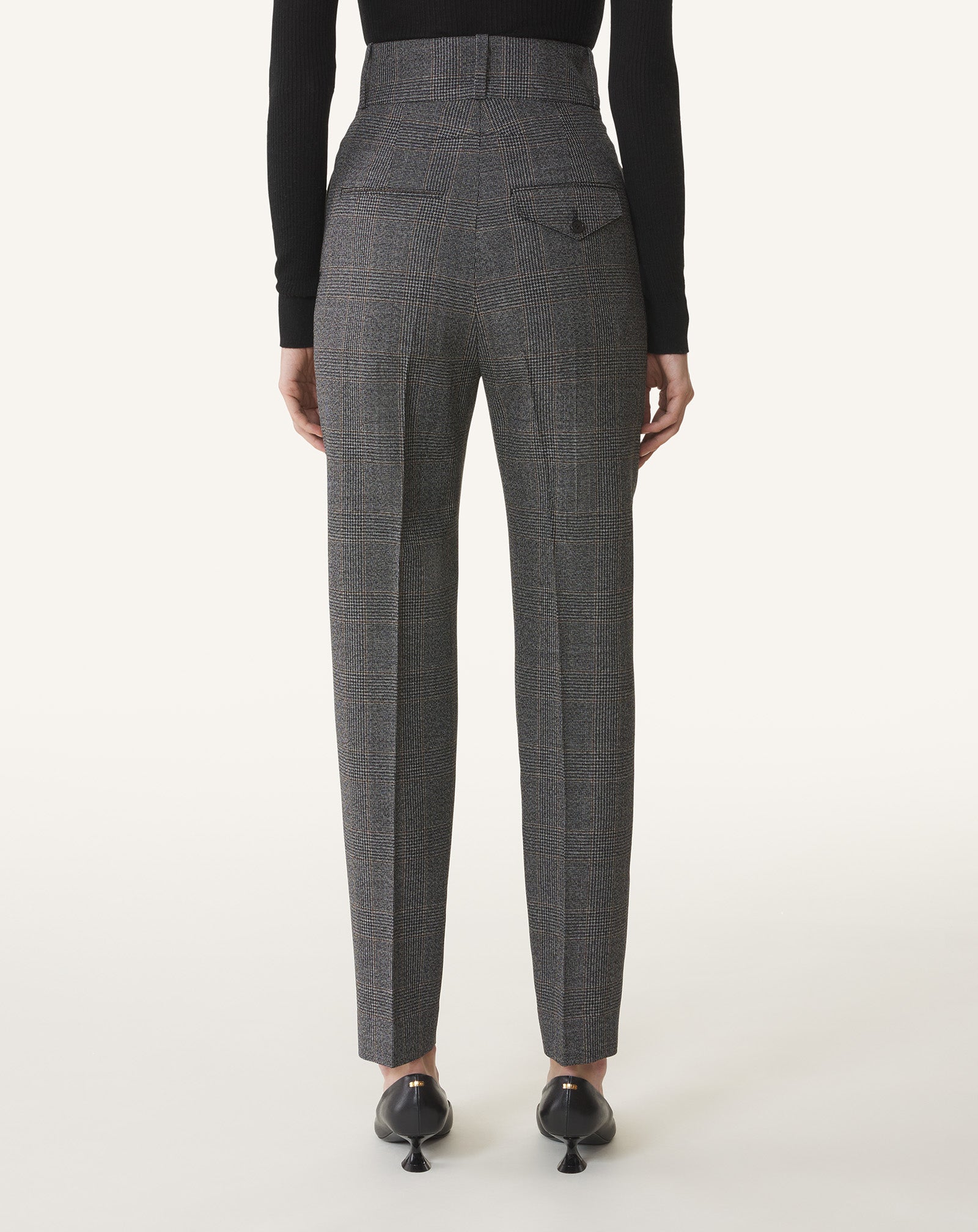 PANTALON CIGARETTE TAILLE HAUTE