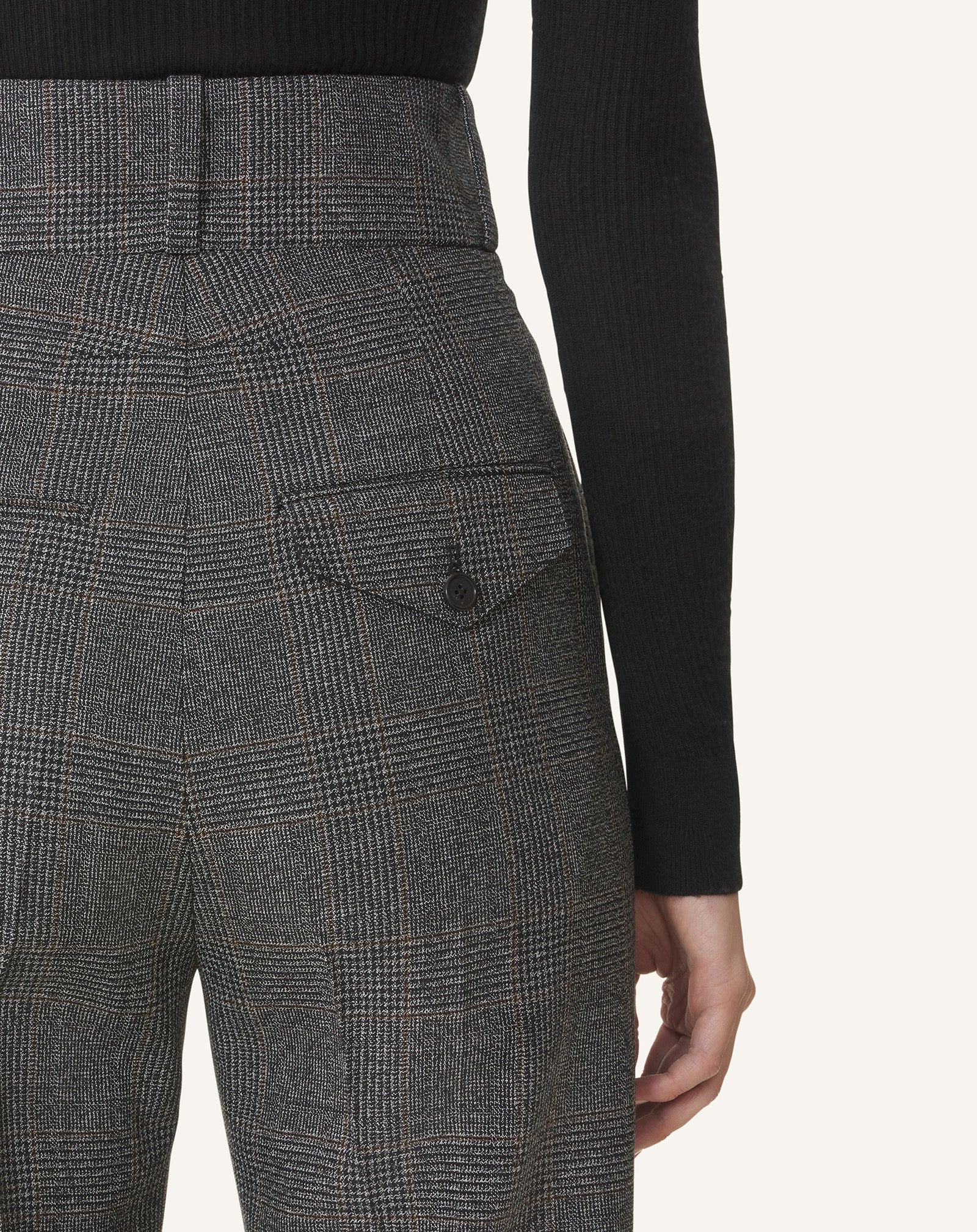 PANTALON CIGARETTE TAILLE HAUTE