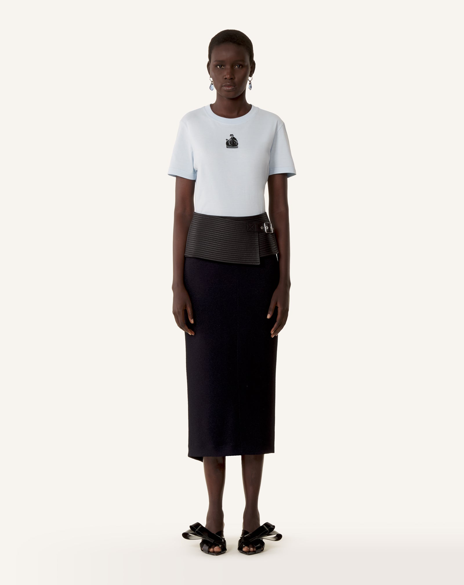 T-SHIRT BRODÉ LA MÈRE ET L'ENFANT EN JERSEY