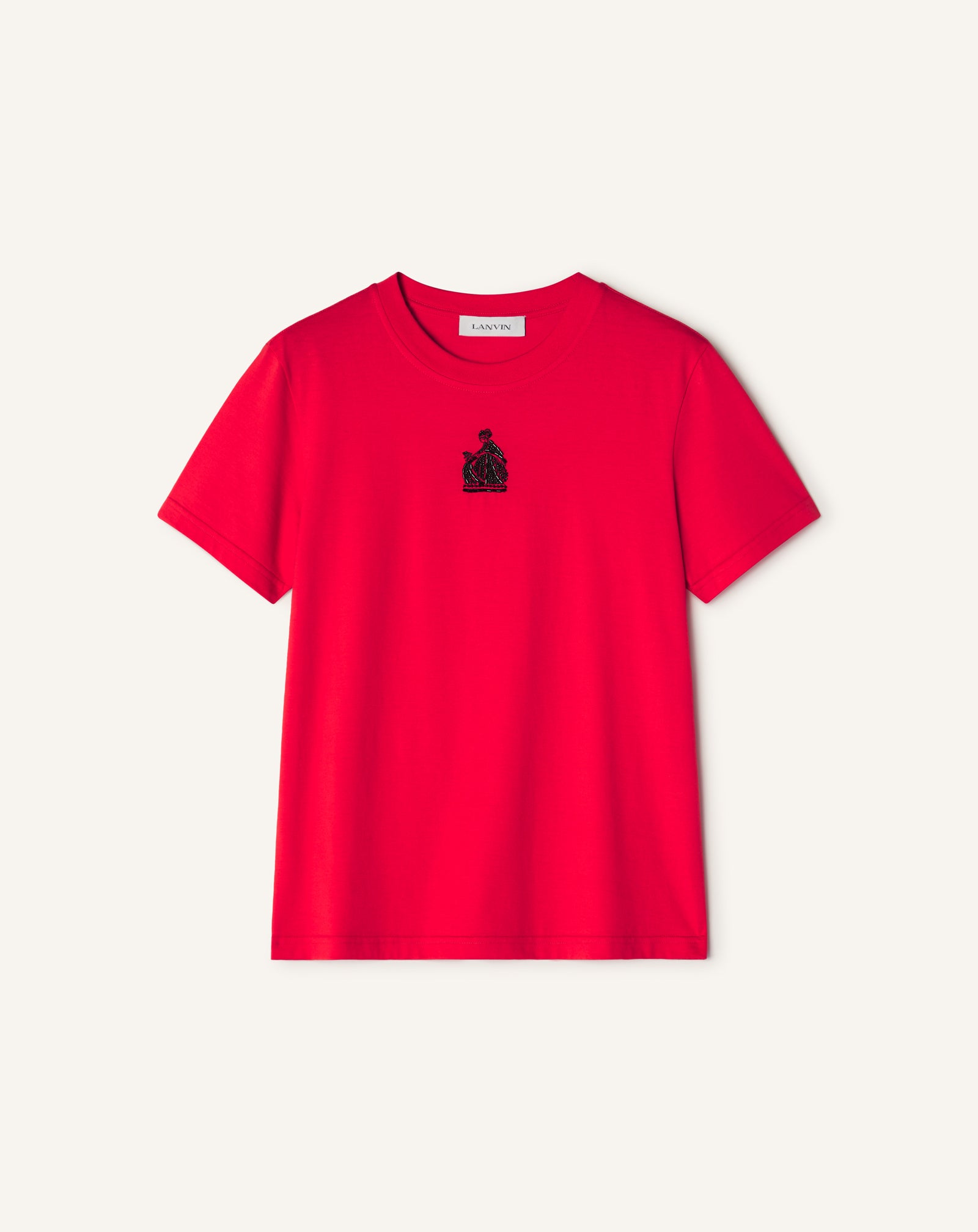 T-SHIRT BRODÉ LA MÈRE ET L'ENFANT EN JERSEY