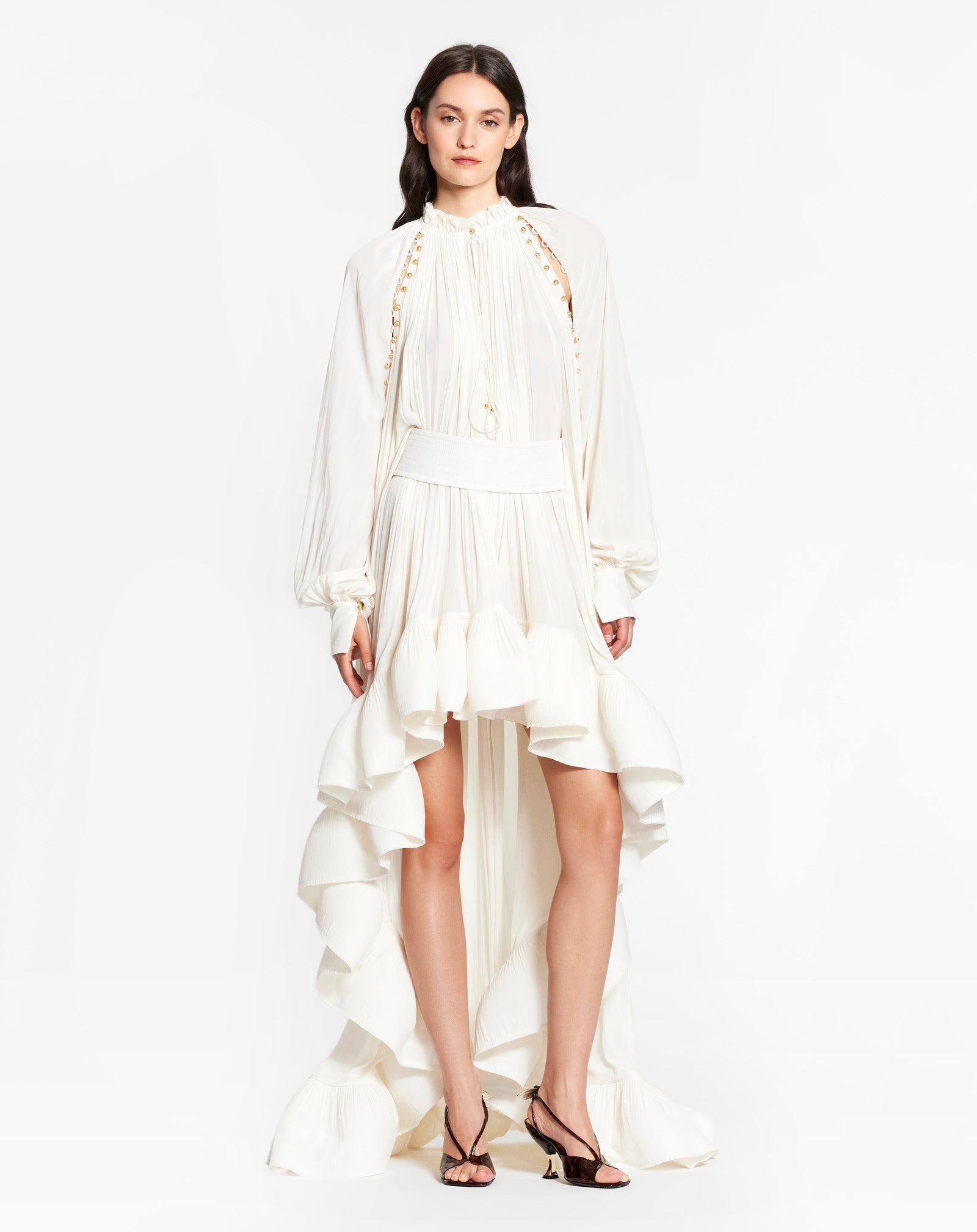 ROBE CHARMEUSE ASYMÉTRIQUE