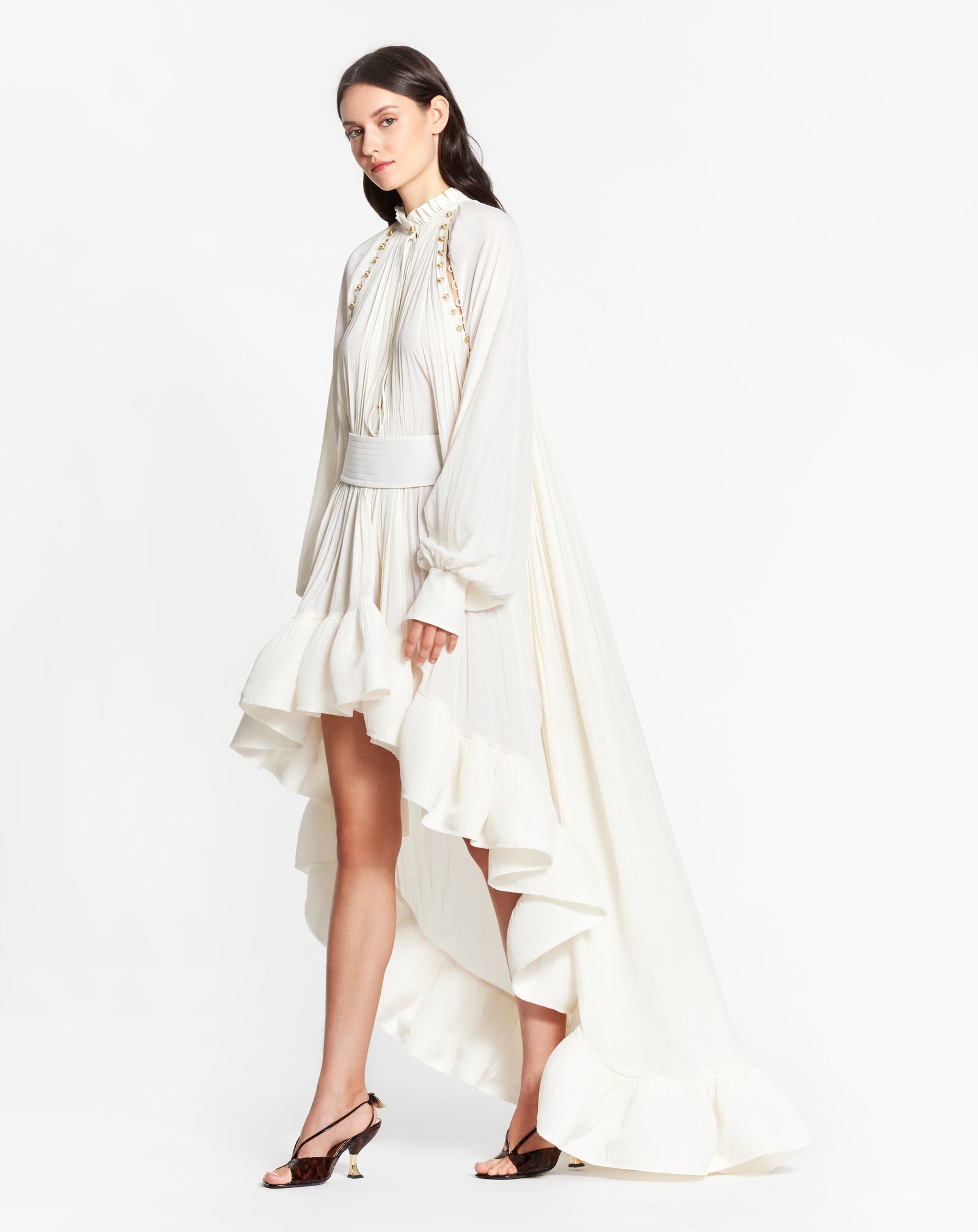 ROBE CHARMEUSE ASYMÉTRIQUE