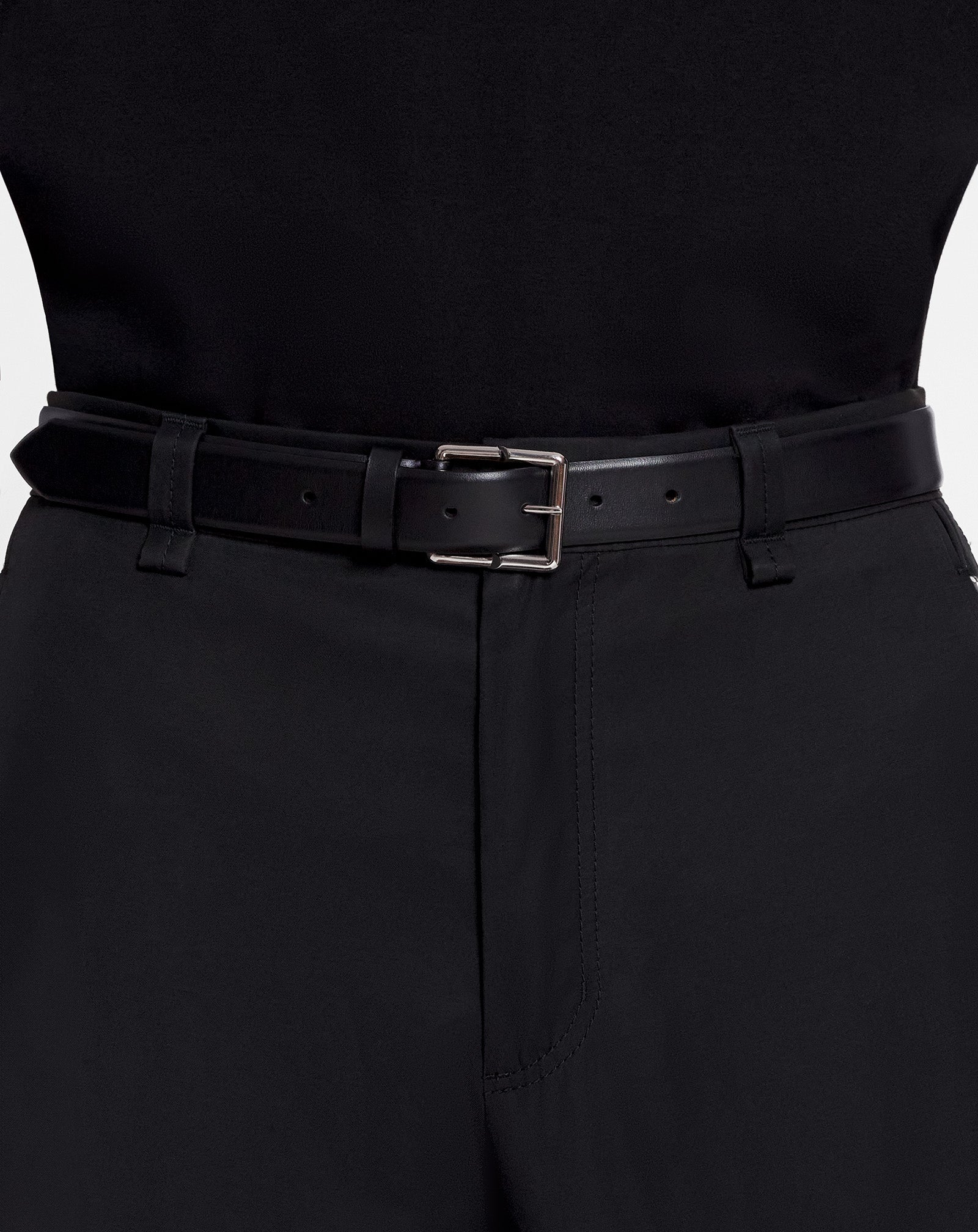 CEINTURE HAUTE SEQUENCE EN CUIR