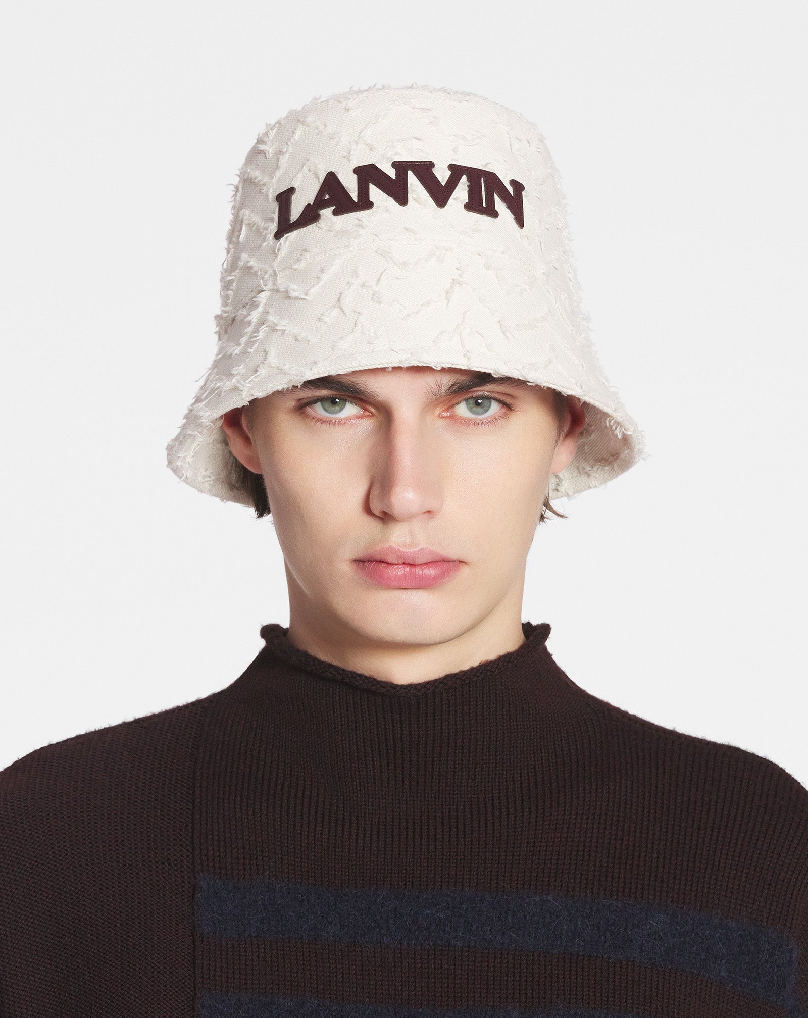 BOB LANVIN EN COTON À MOTIF CHEVRON