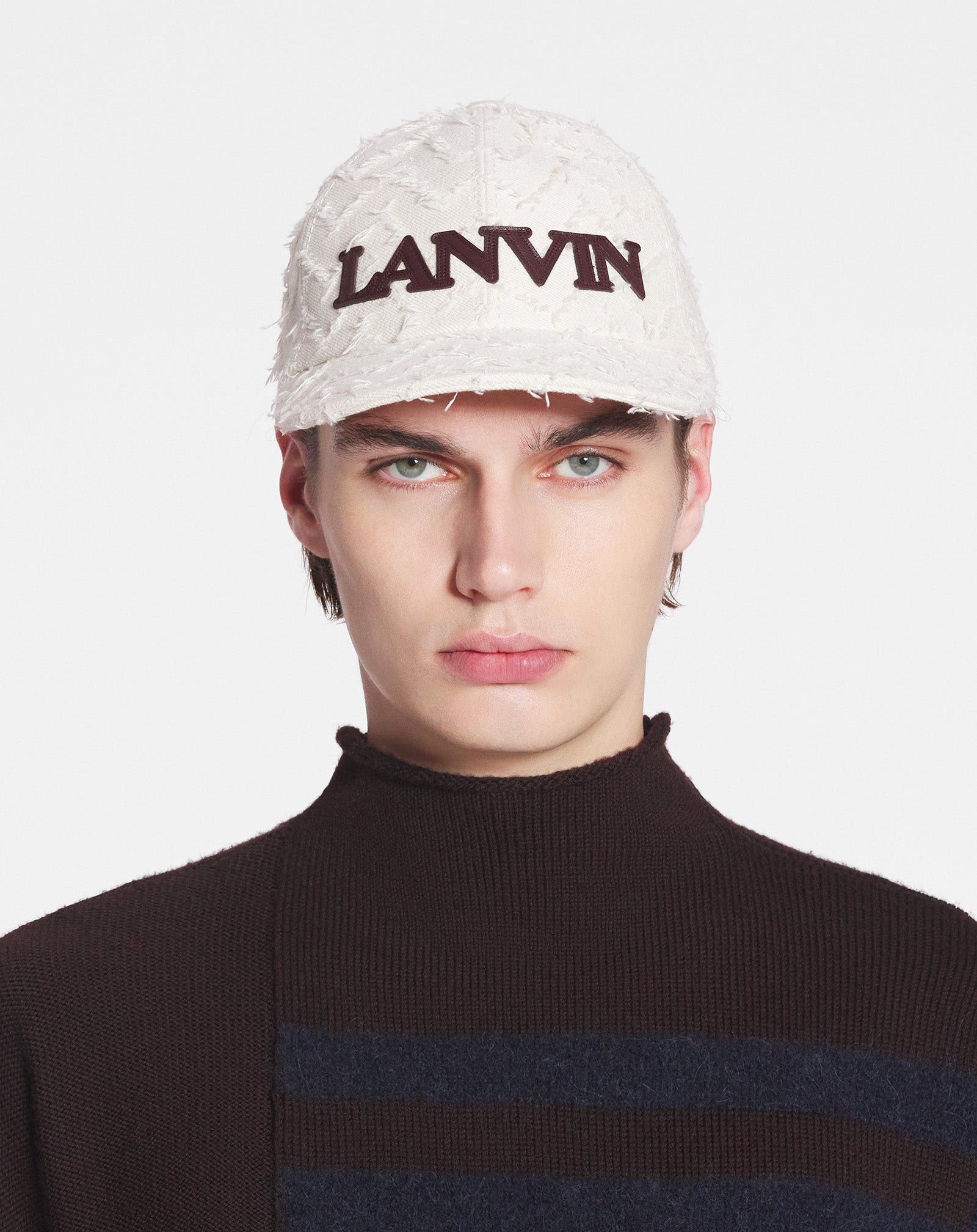 CASQUETTE LANVIN EN COTON À MOTIF CHEVRON