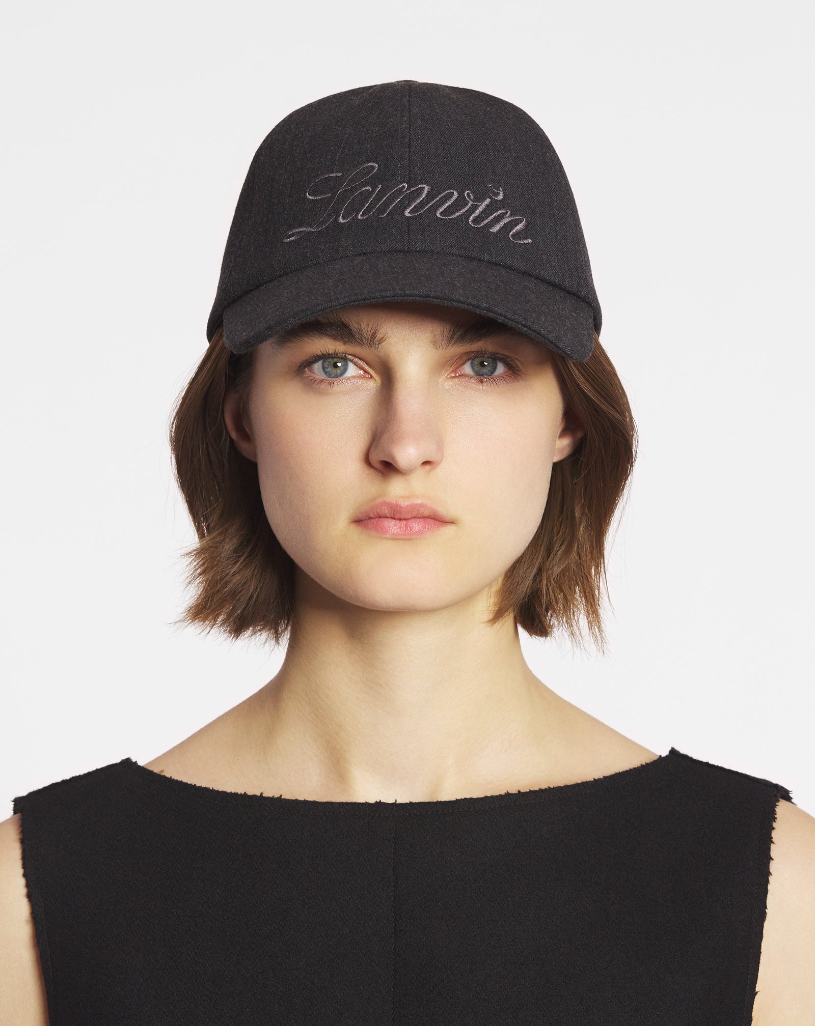 CASQUETTE LANVIN SCRIPT EN LAINE