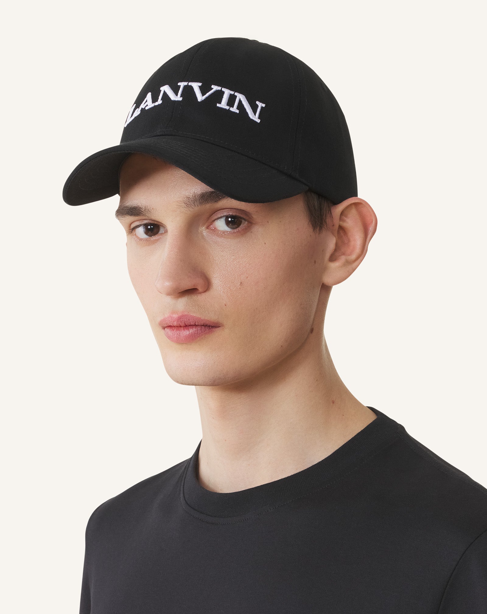 CASQUETTE LANVIN EN COTON NOIR