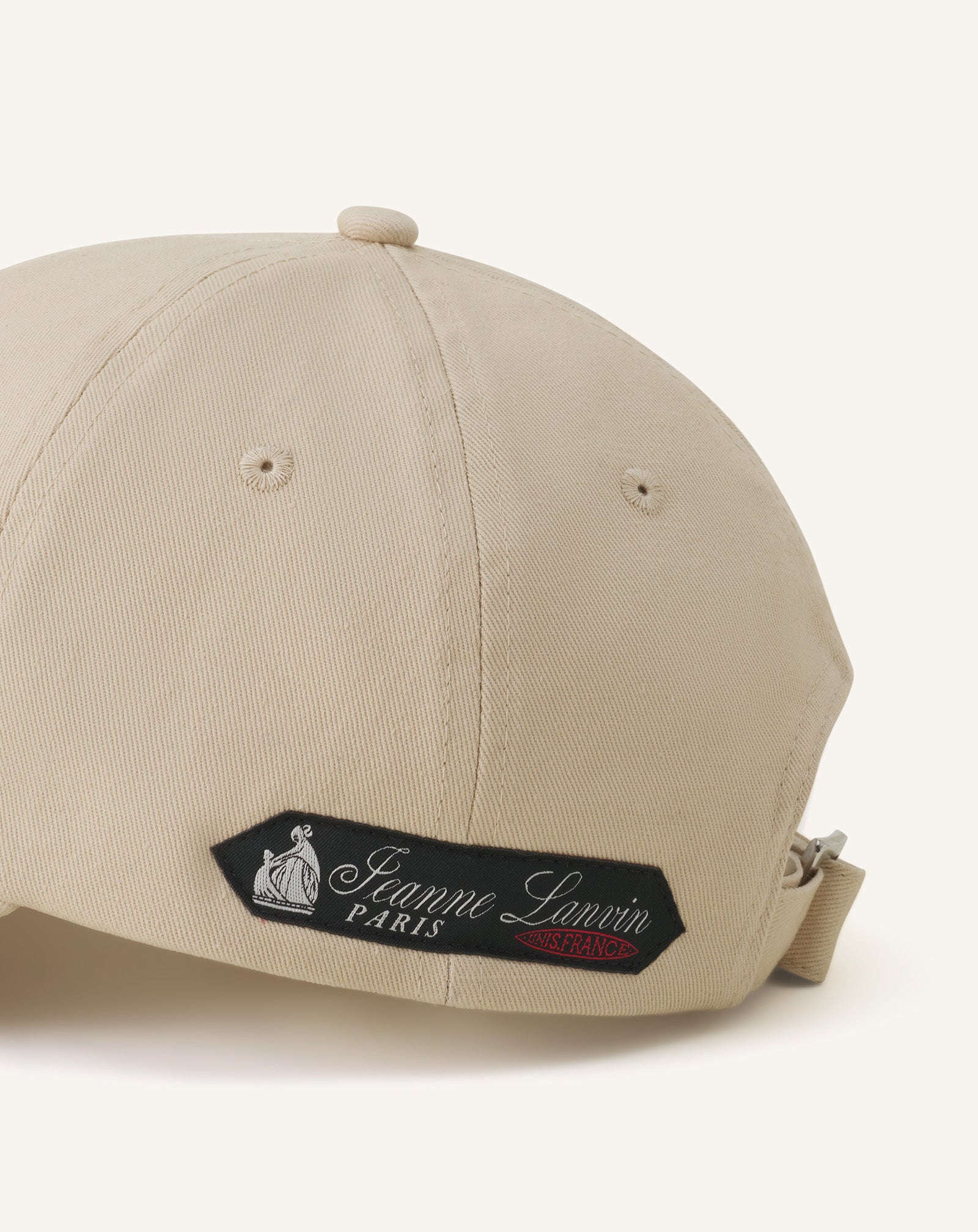 CASQUETTE SIGNATURE LANVIN EN COTON BLANC