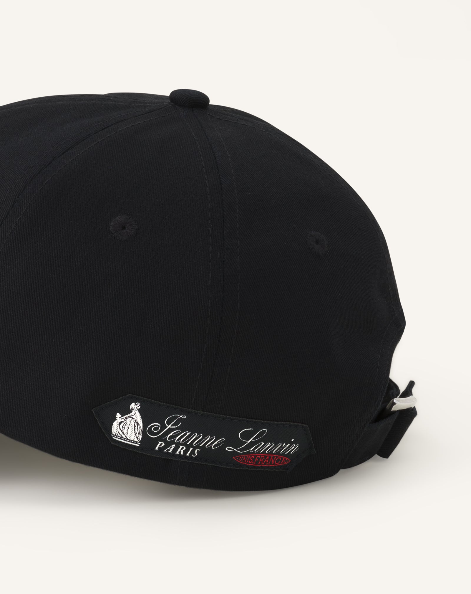 LANVIN SIGNATURE COTTON CAP