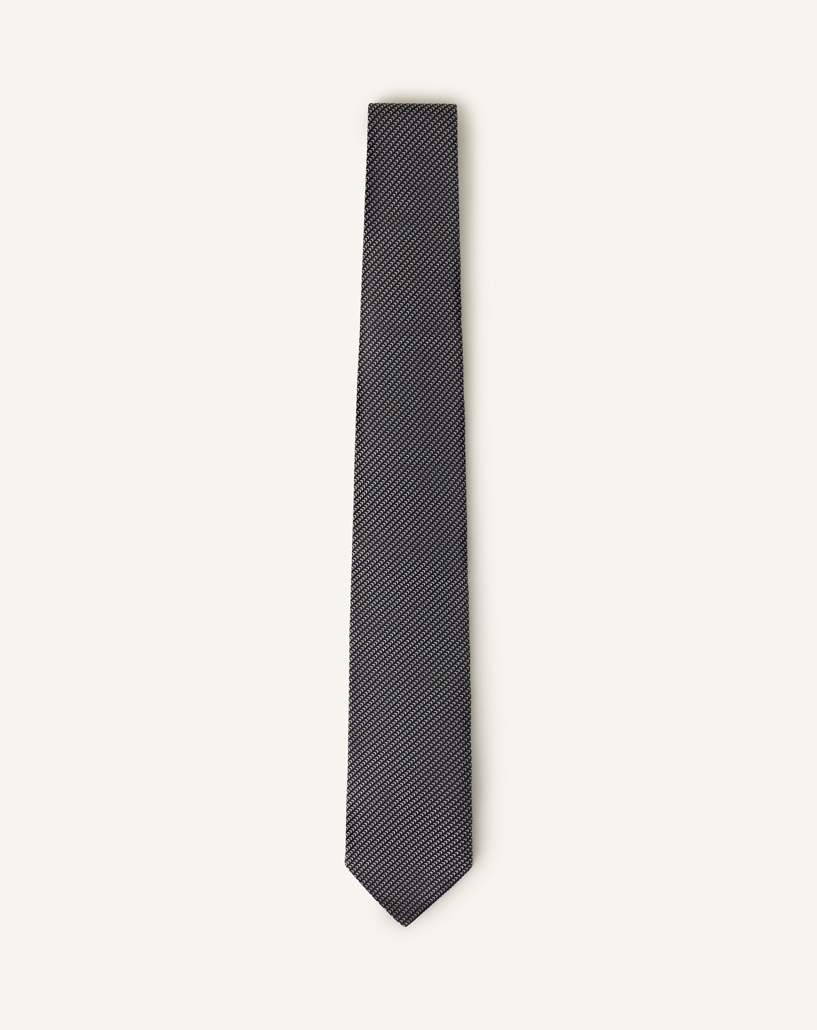 CRAVATE MINI CHEVRON EN SOIE