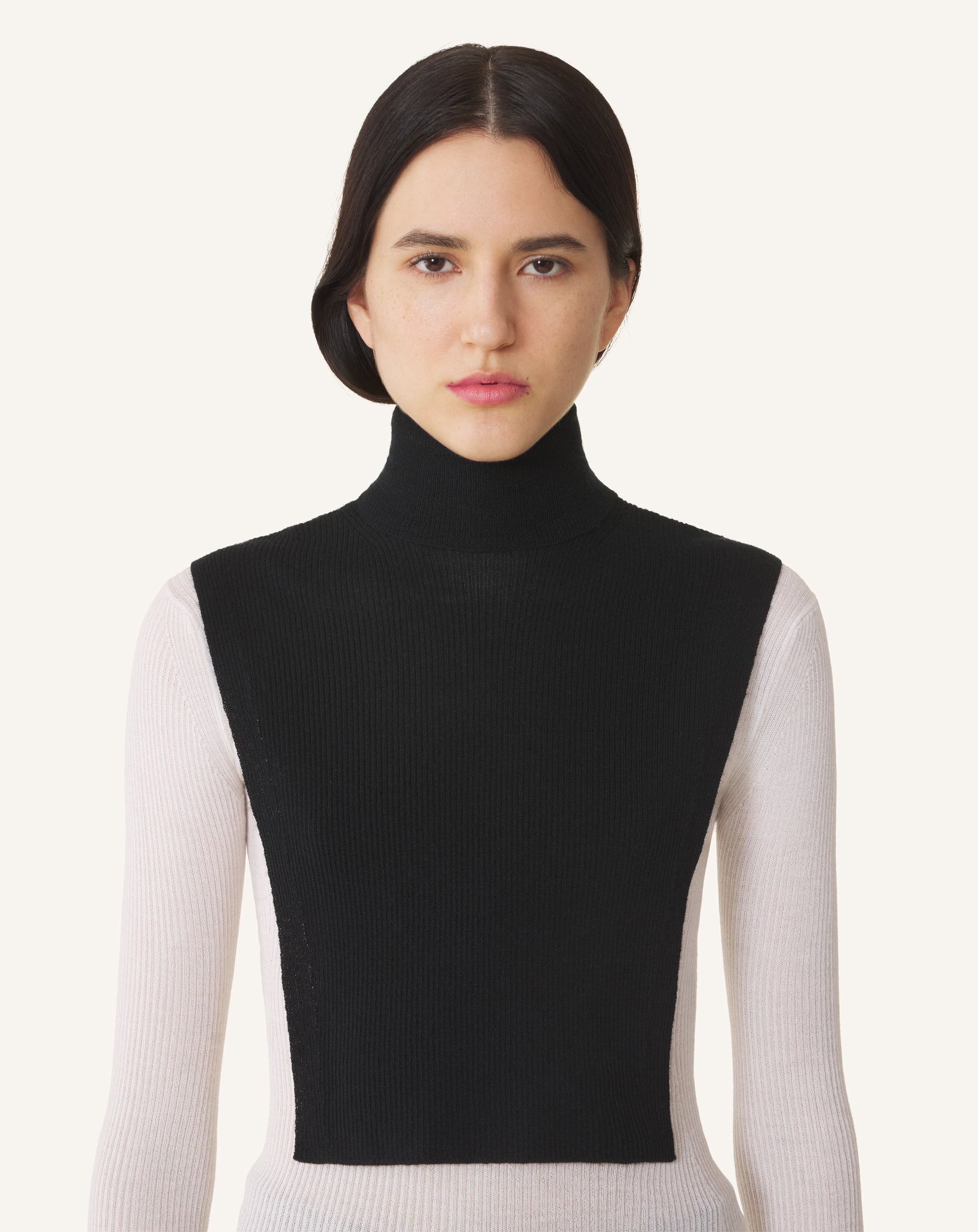 COL SIGNATURE LANVIN EN CASHMERE NOIR