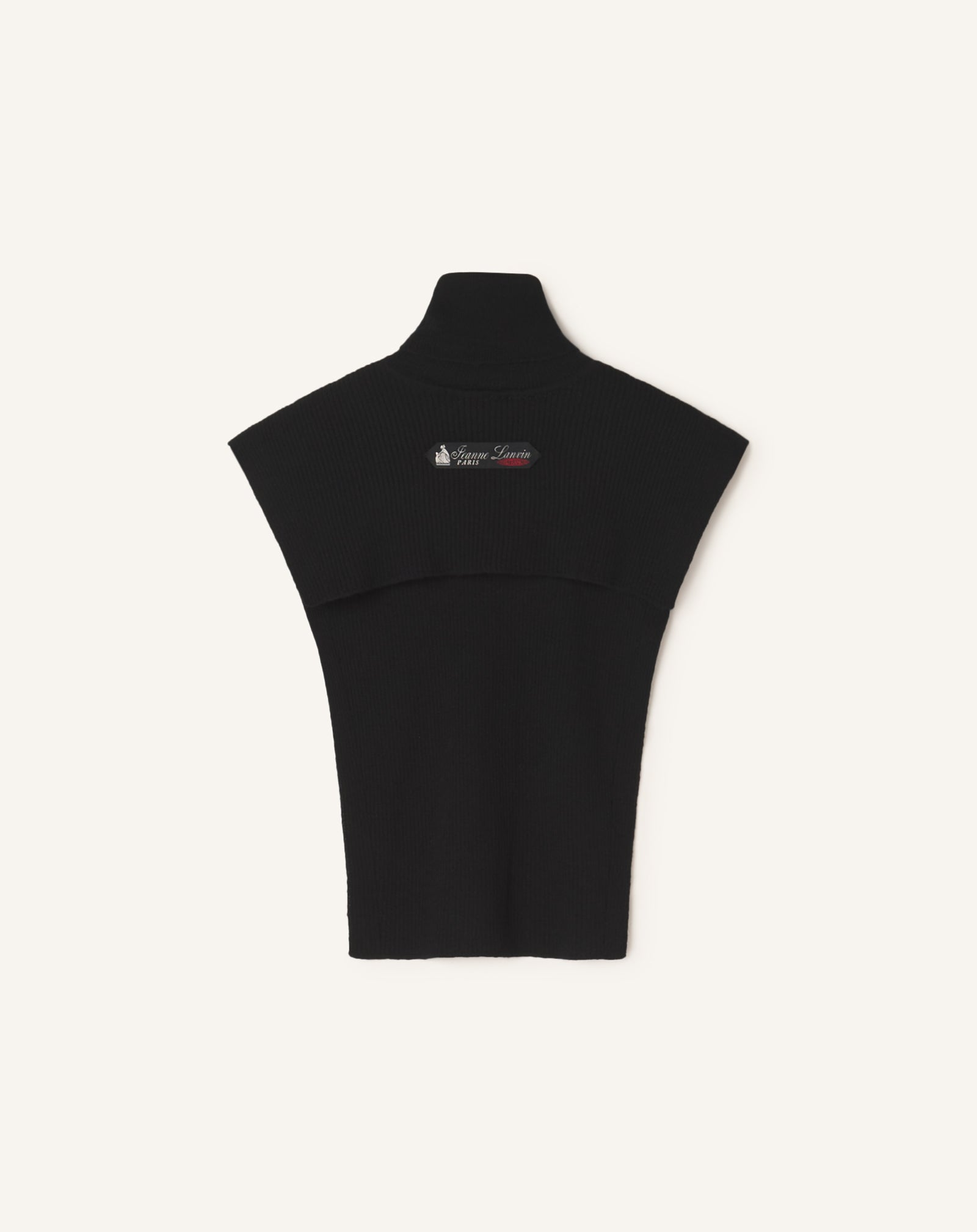 COL SIGNATURE LANVIN EN CASHMERE NOIR