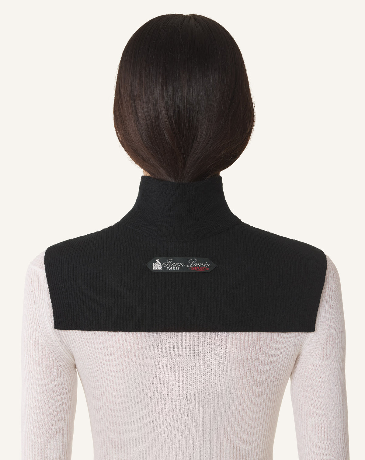 COL SIGNATURE LANVIN EN CASHMERE NOIR