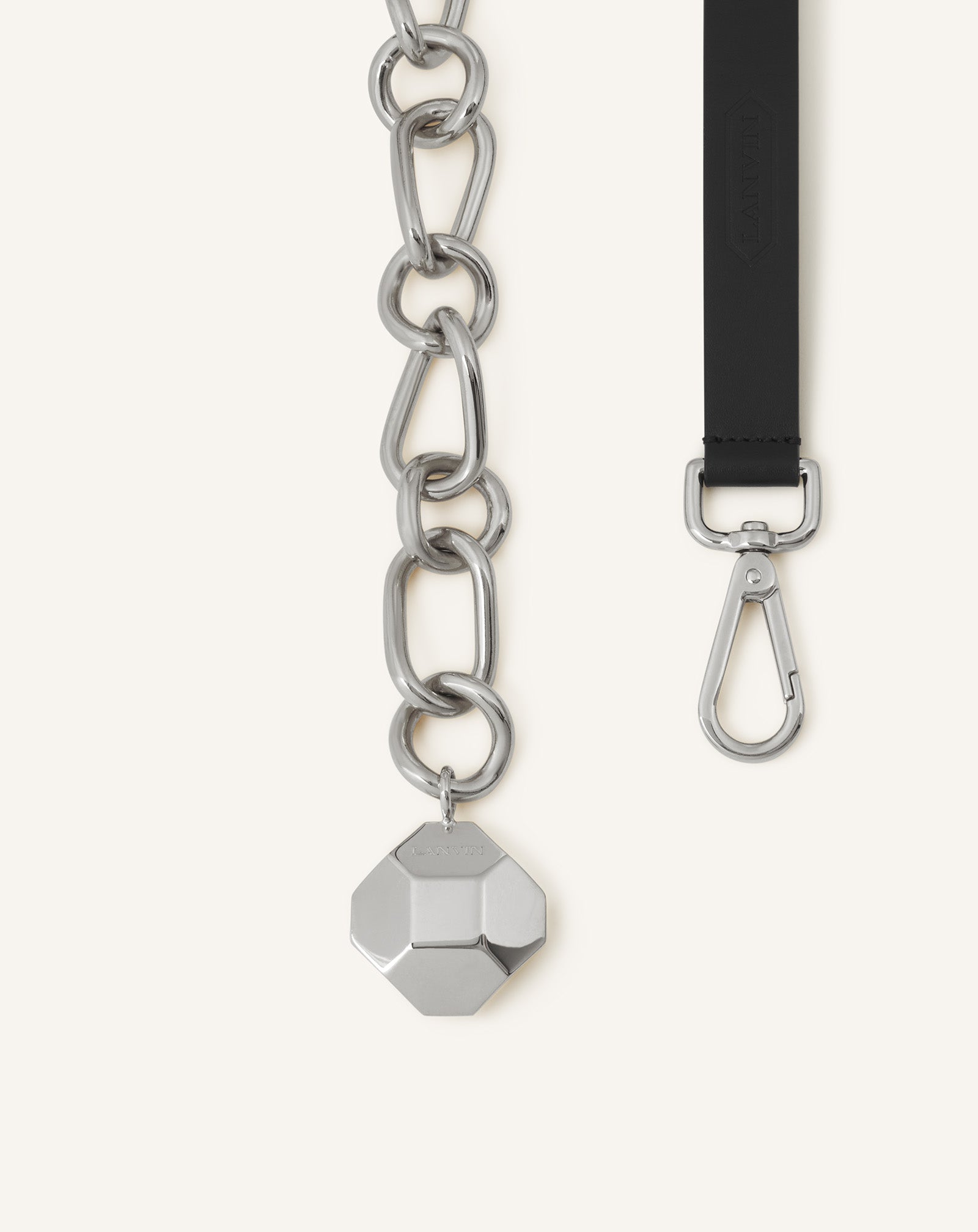 CEINTURE CHAINE CATCH BY LANVIN EN CUIR ET MÉTAL