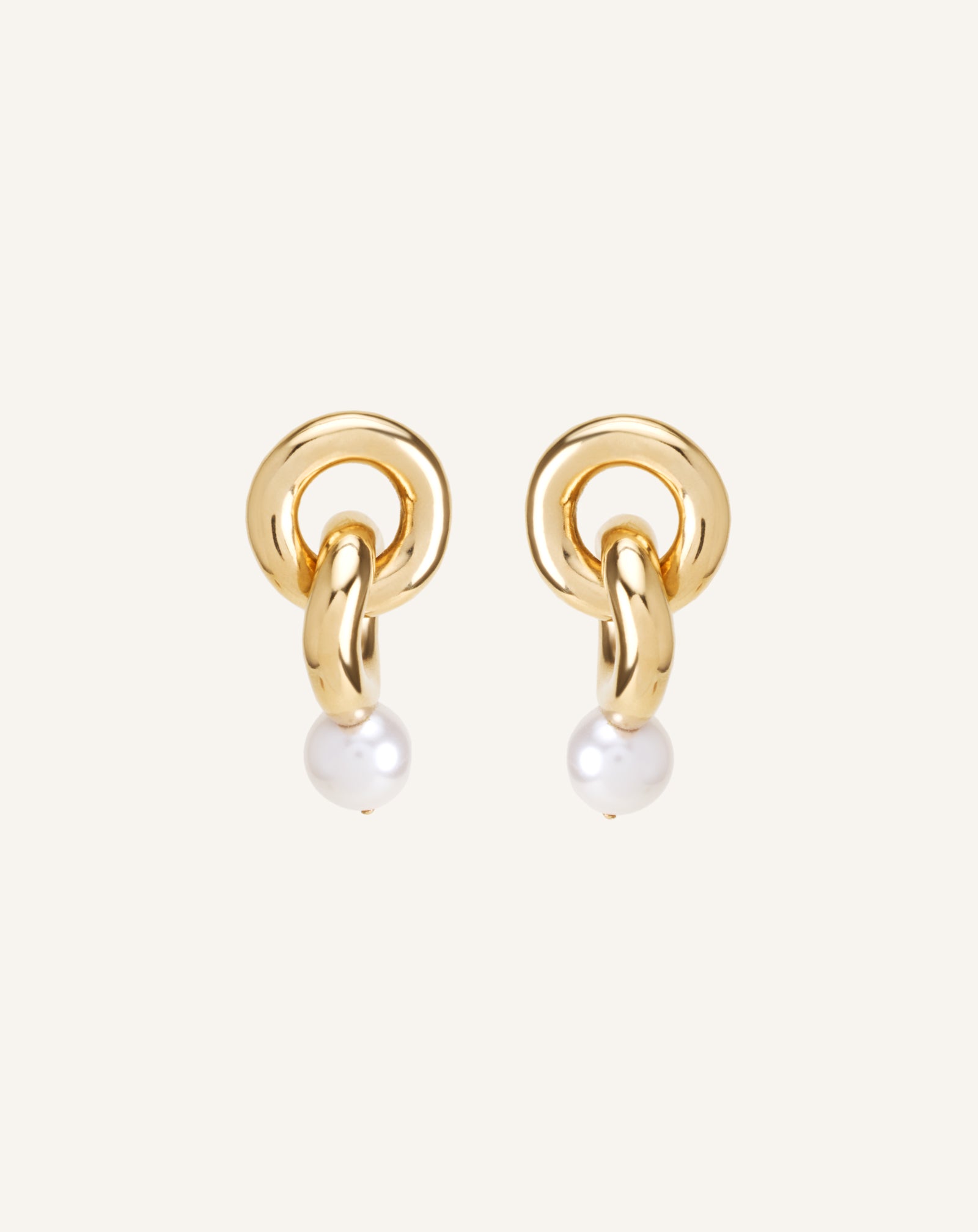 BOUCLES D'OREILLES LES PERLES BY LANVIN TRANSPARENT