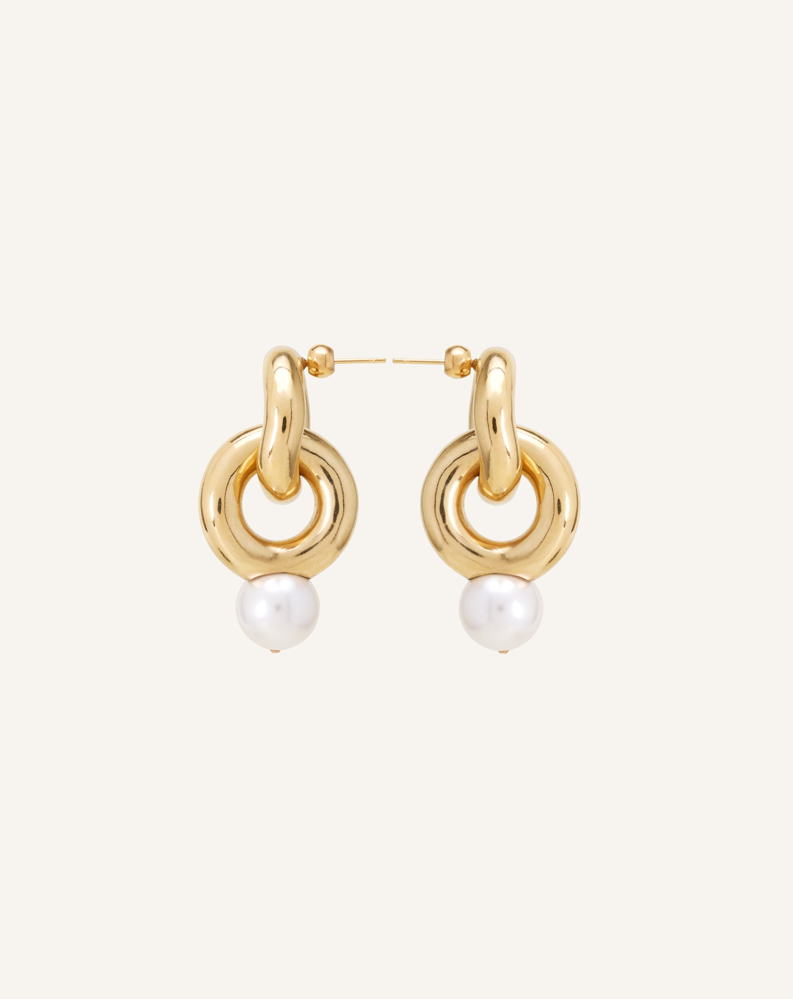 BOUCLES D'OREILLES LES PERLES BY LANVIN TRANSPARENT