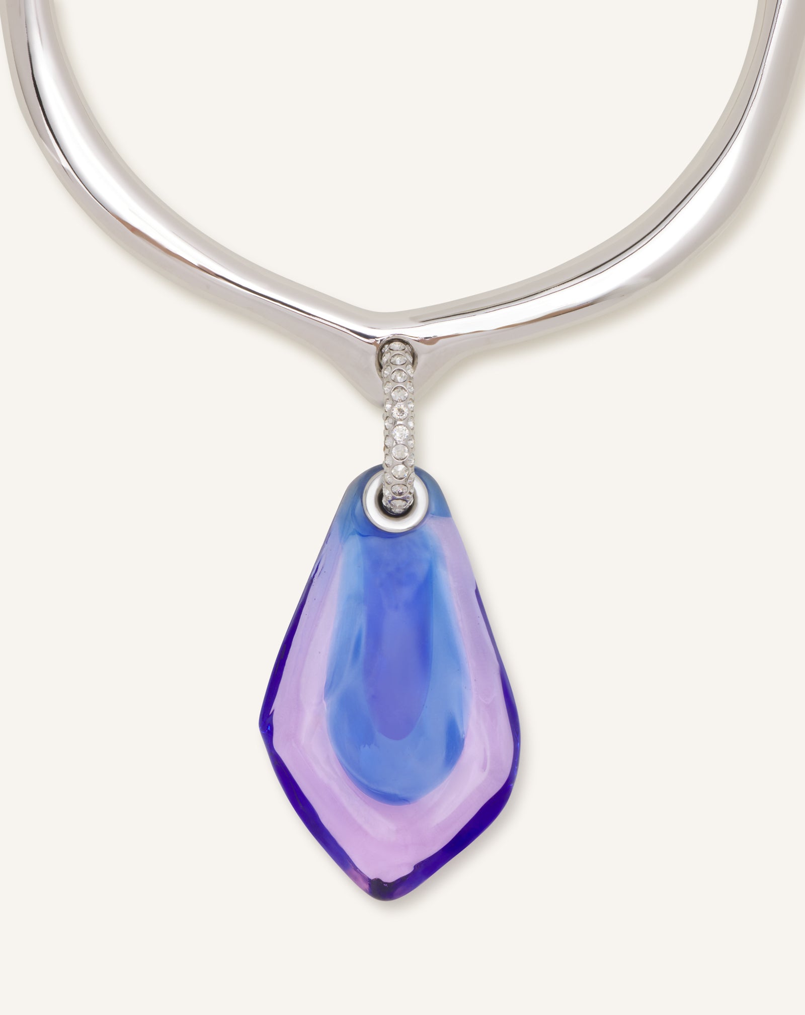 COLLIER AURORE VIOLET