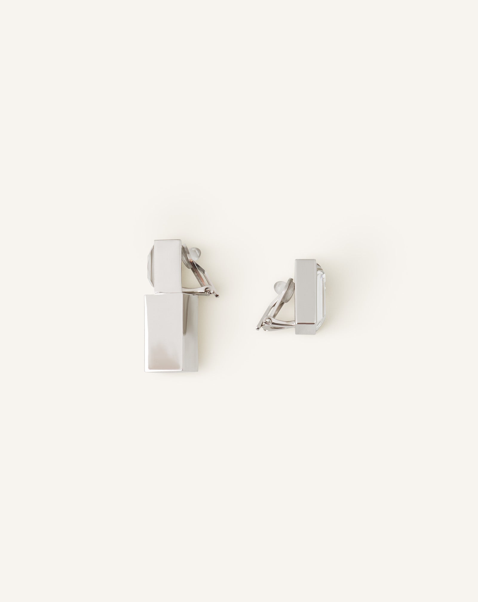 BOUCLES D'OREILLES RYTHMIQUE ASYMÉTRIQUES ARGENT