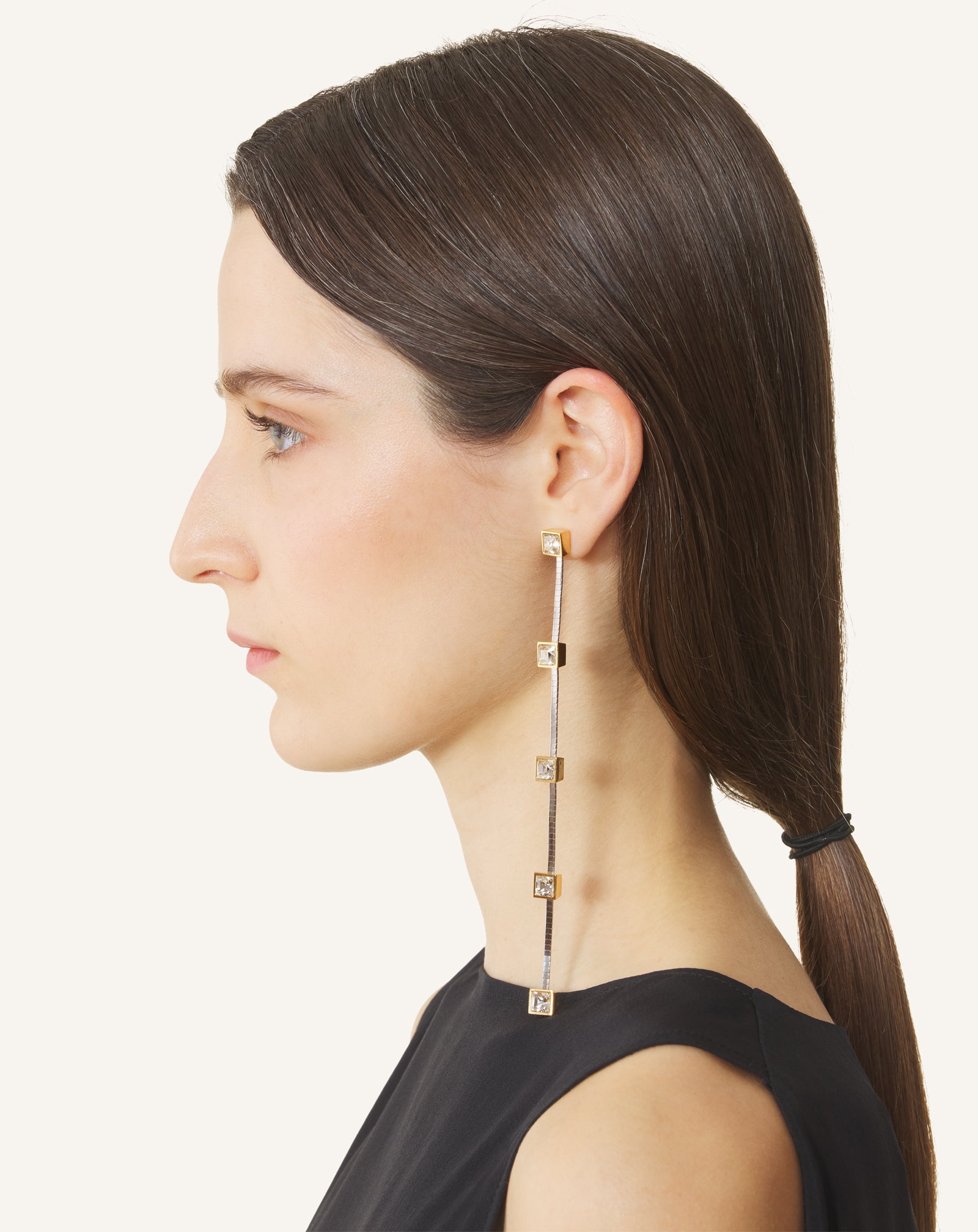 SILVER INFINIE EARRINGS