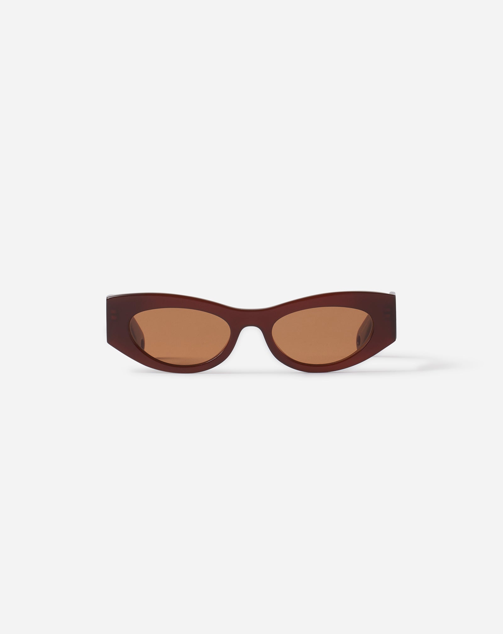 LUNETTES DE SOLEIL LOGO LANVIN MARRON