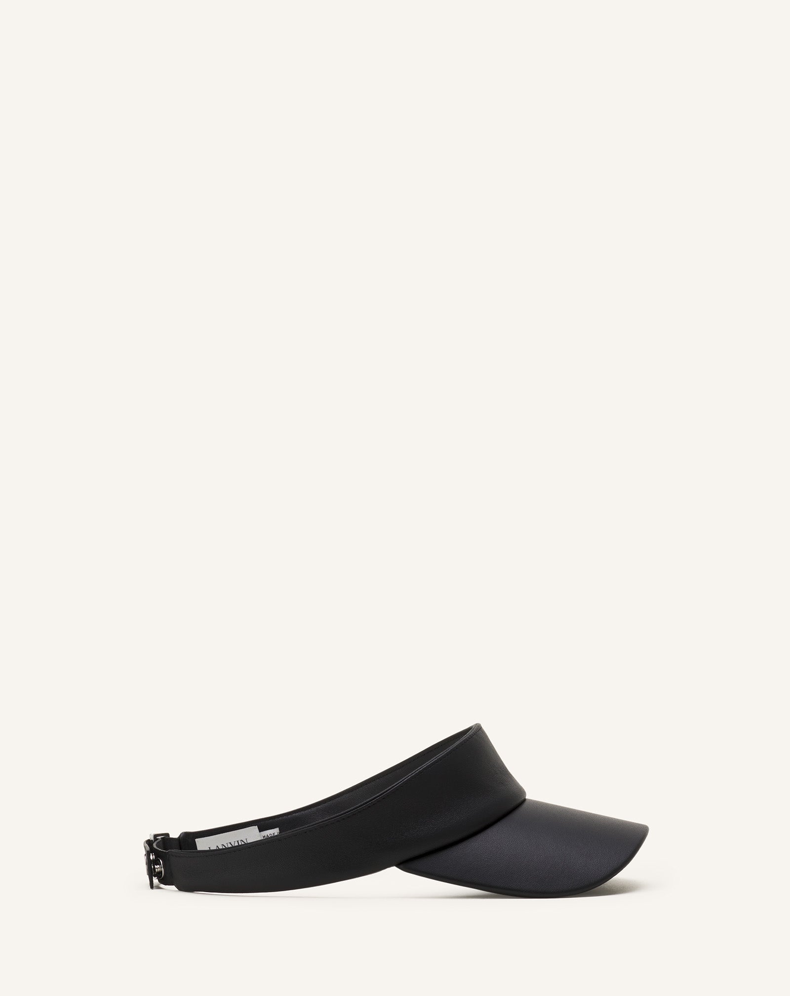VISIÈRE LANVIN EN CUIR