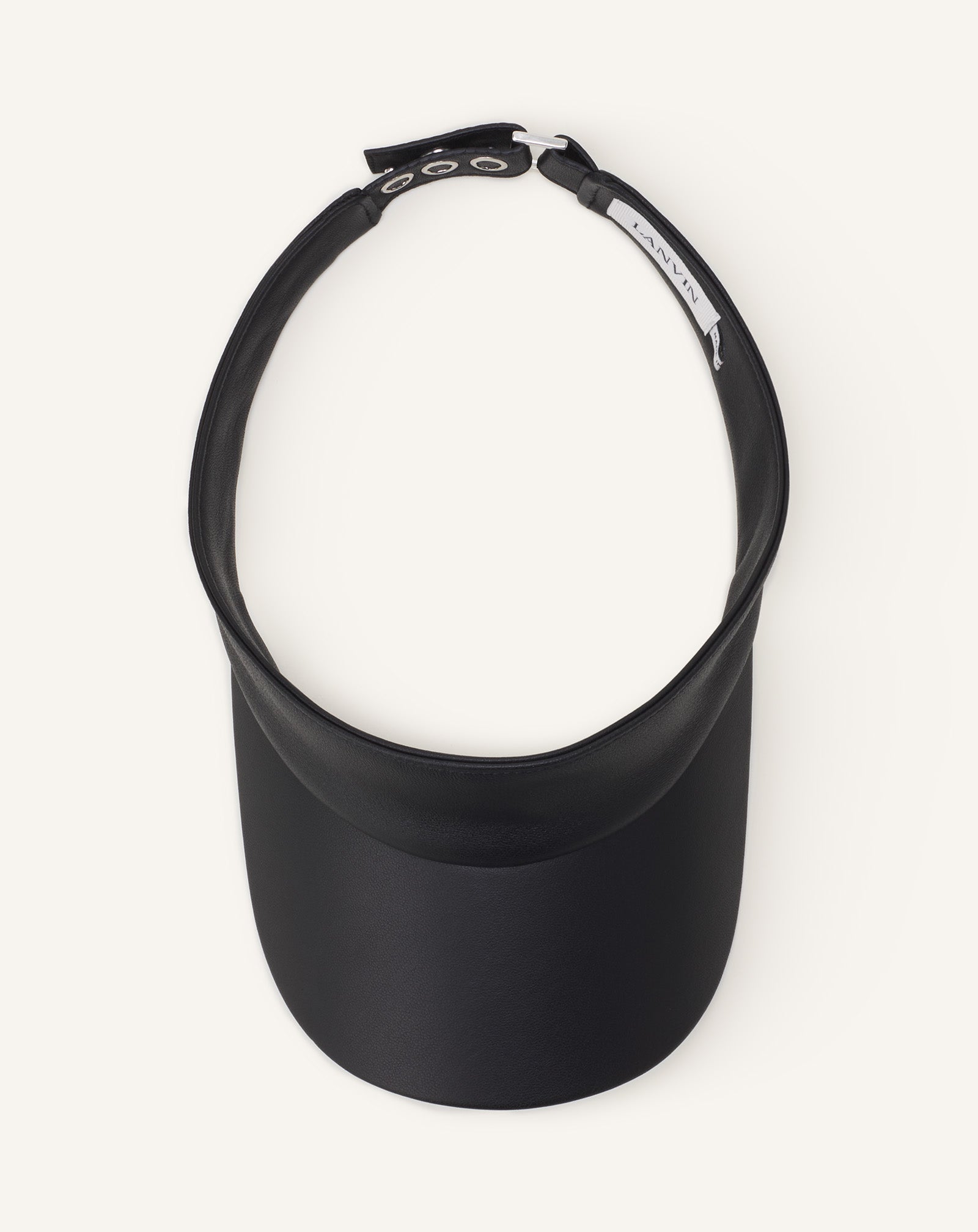 VISIÈRE LANVIN EN CUIR