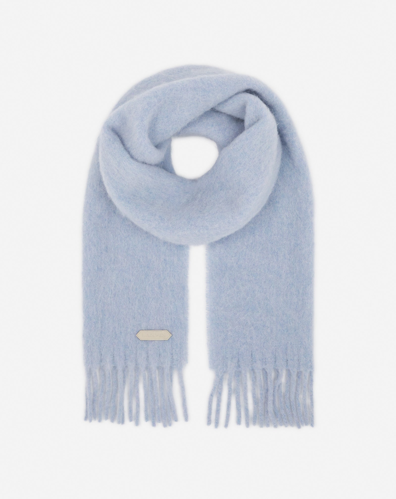ÉCHARPE À FRANGES LANVIN EN LAINE