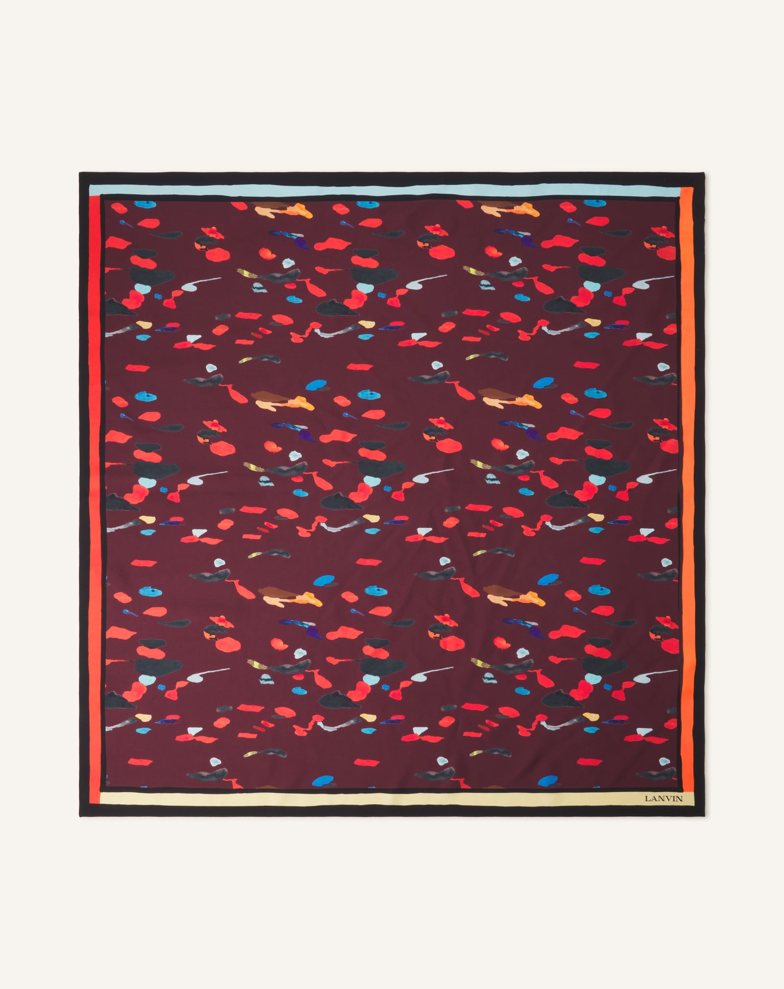 FOULARD EN SOIE DROP COLOR