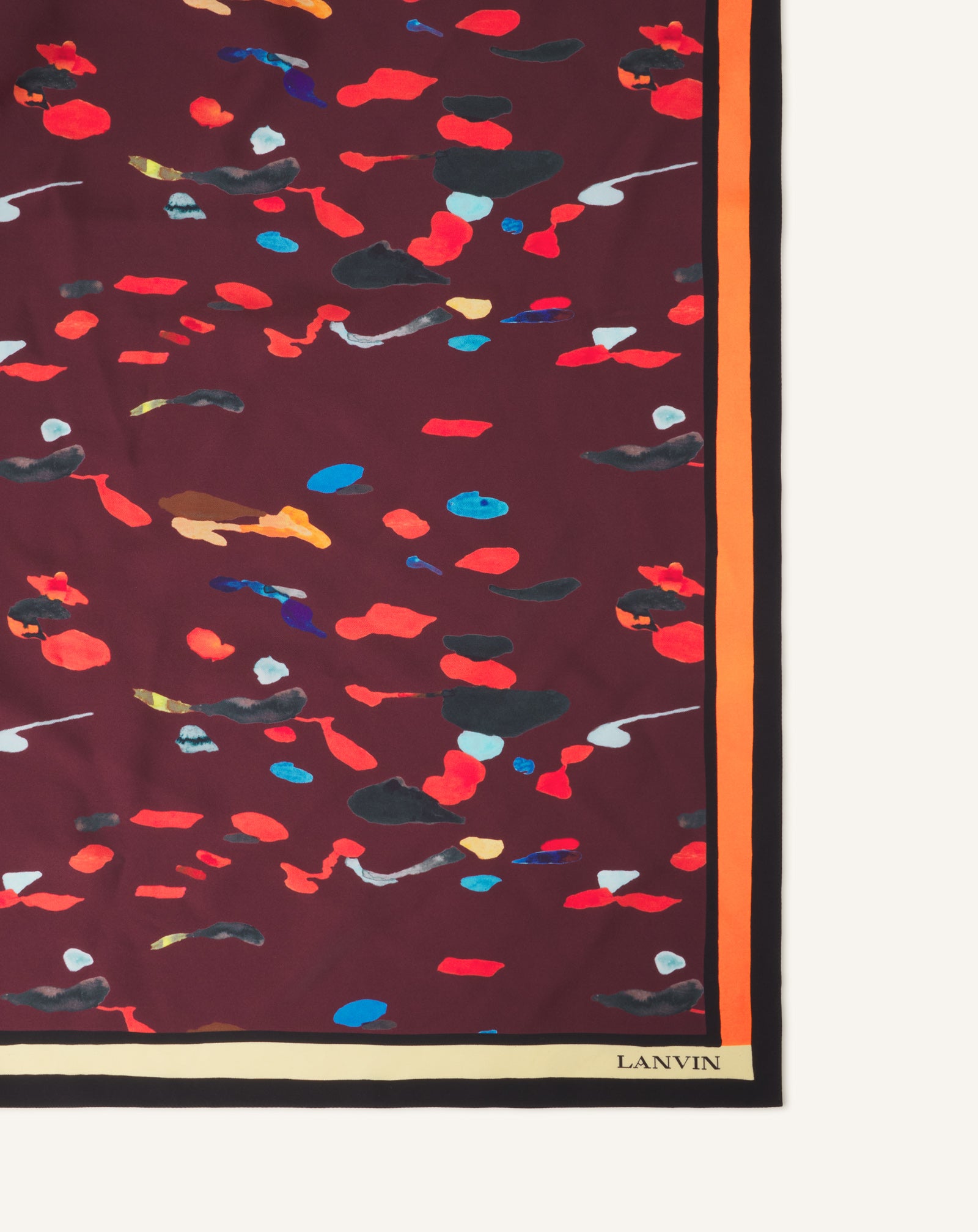 FOULARD EN SOIE DROP COLOR