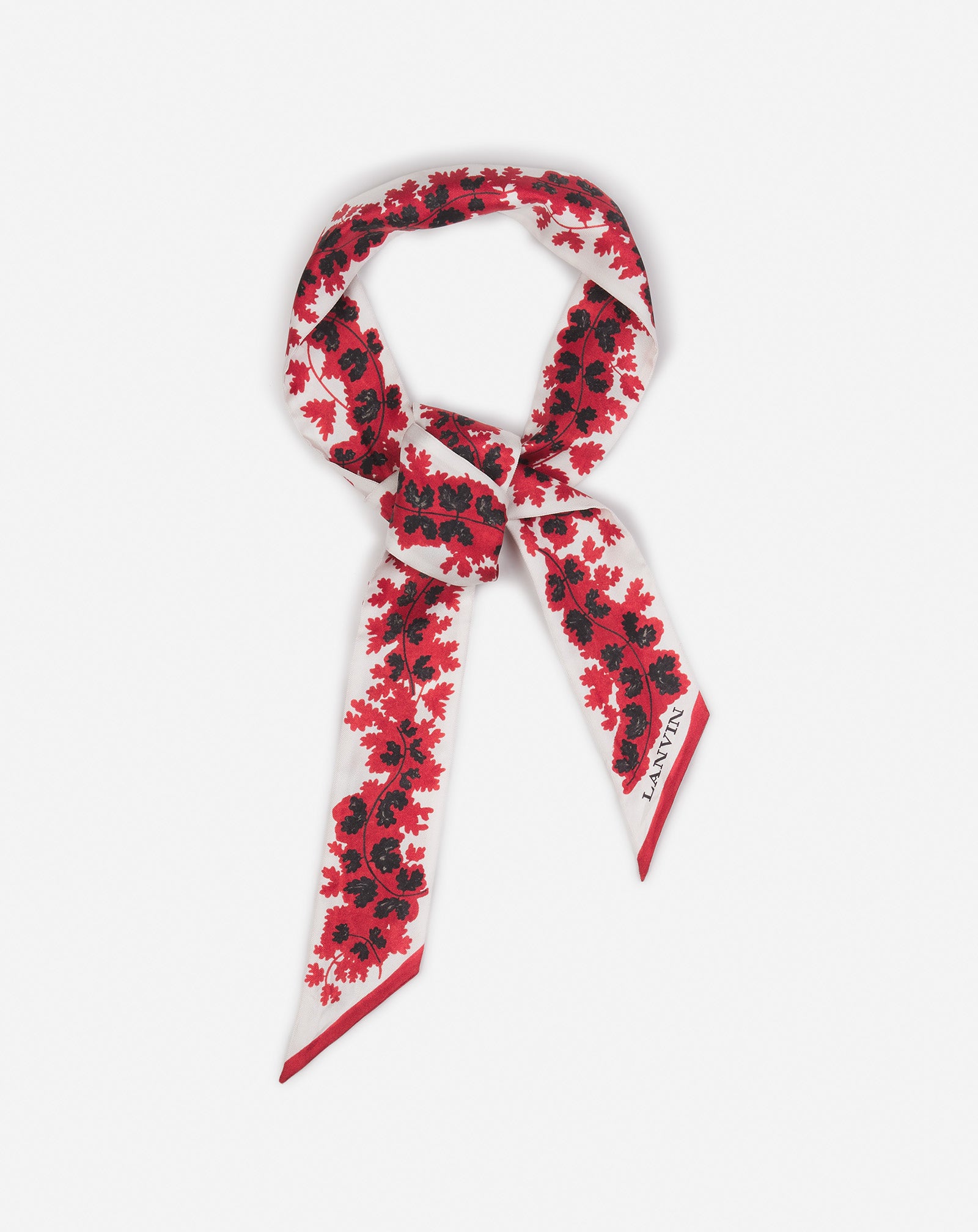 BANDEAU ÉTÉ LANVIN IMPRIMÉ RATEAU EN SOIE