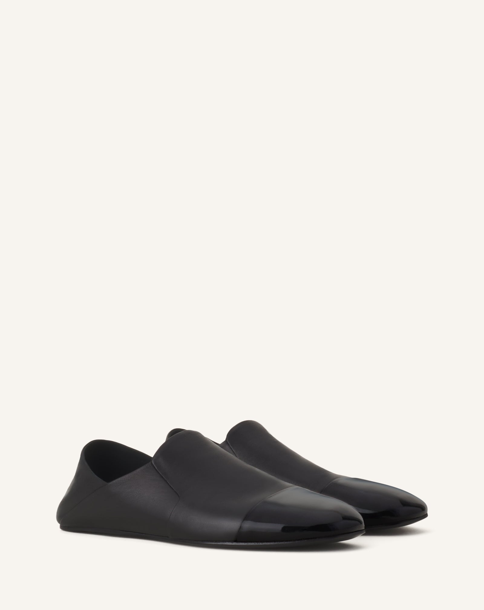 MOCASSINS SOUPLE EN CUIR NOIR